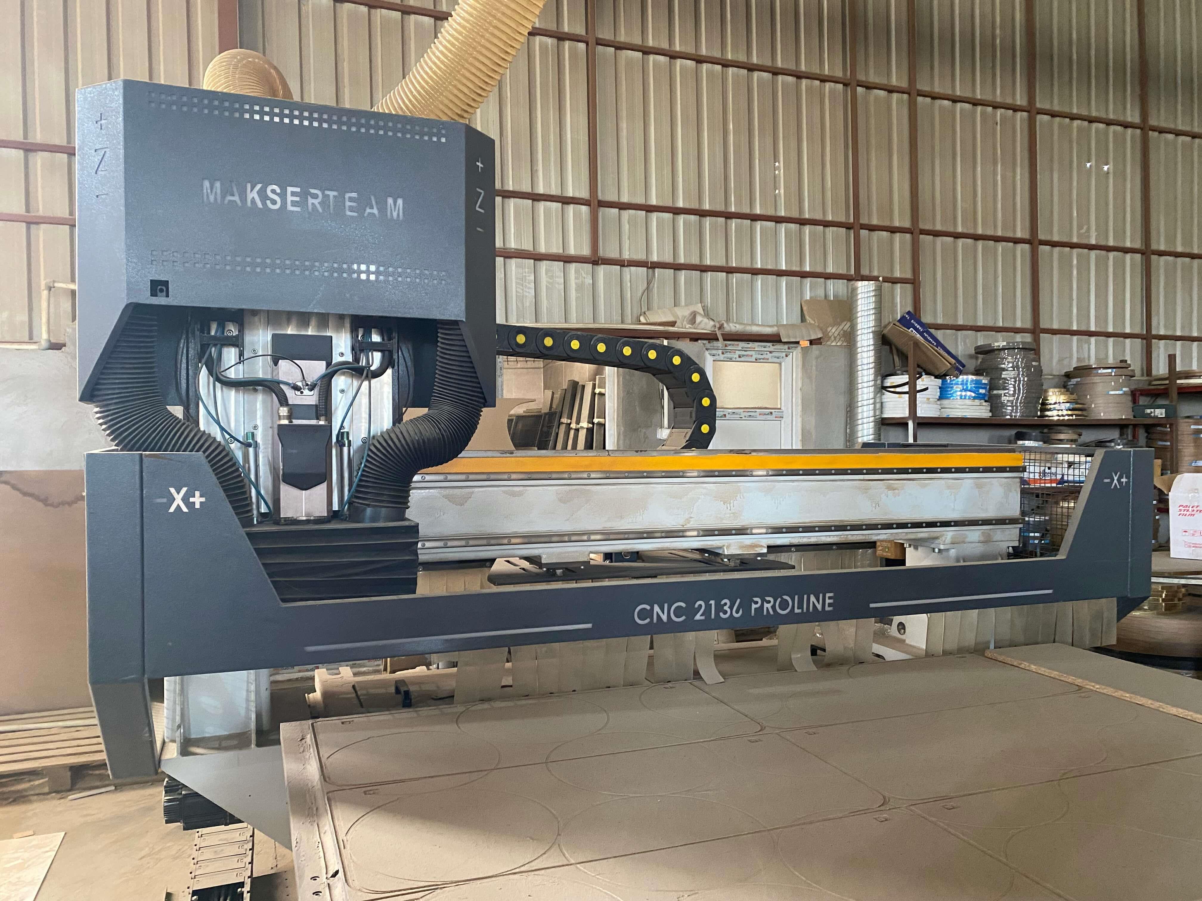 Makser 2136 Proline Düz Tabla Cnc Makinesi (2020)