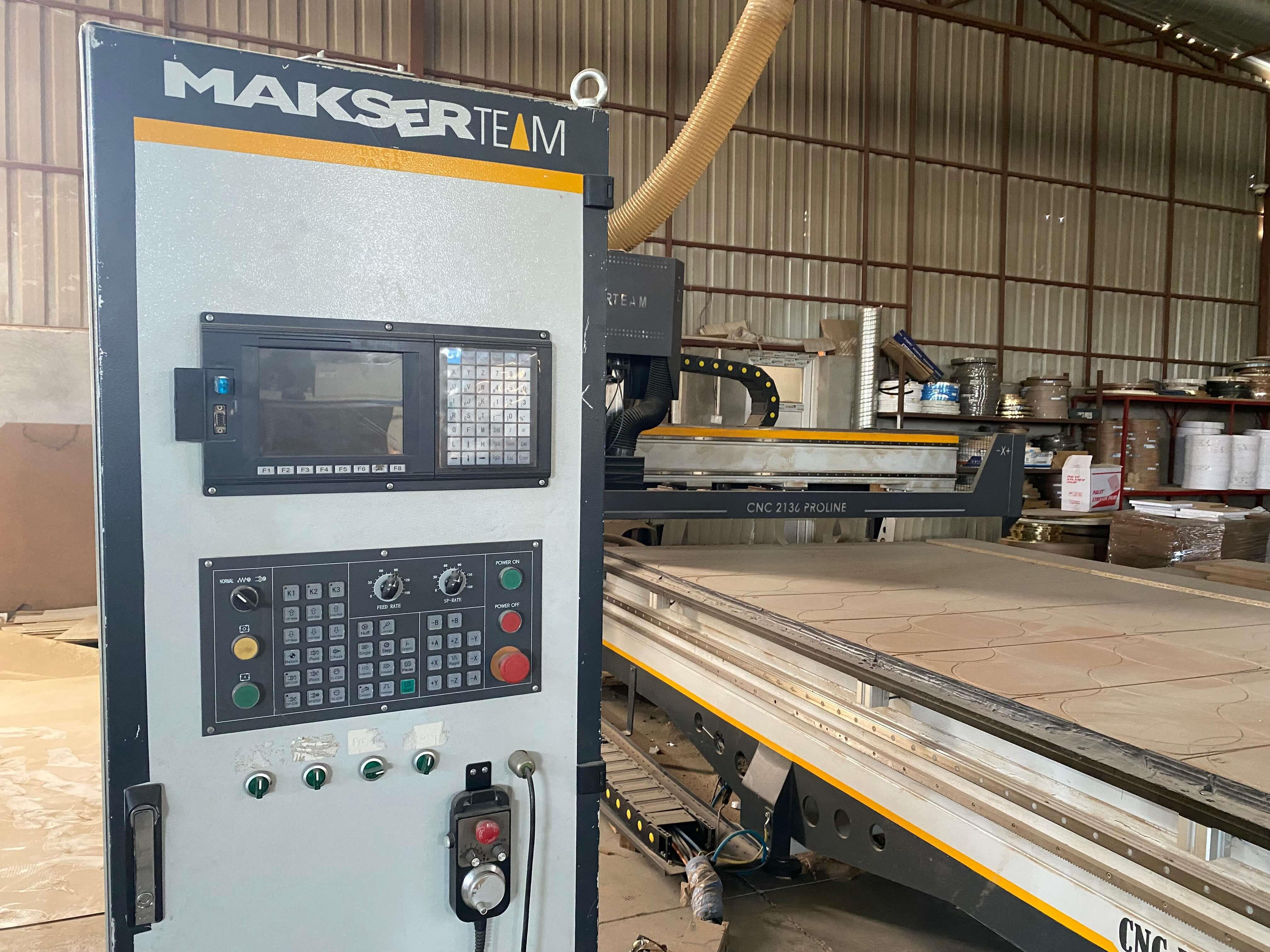Makser 2136 Proline Düz Tabla Cnc Makinesi (2020)