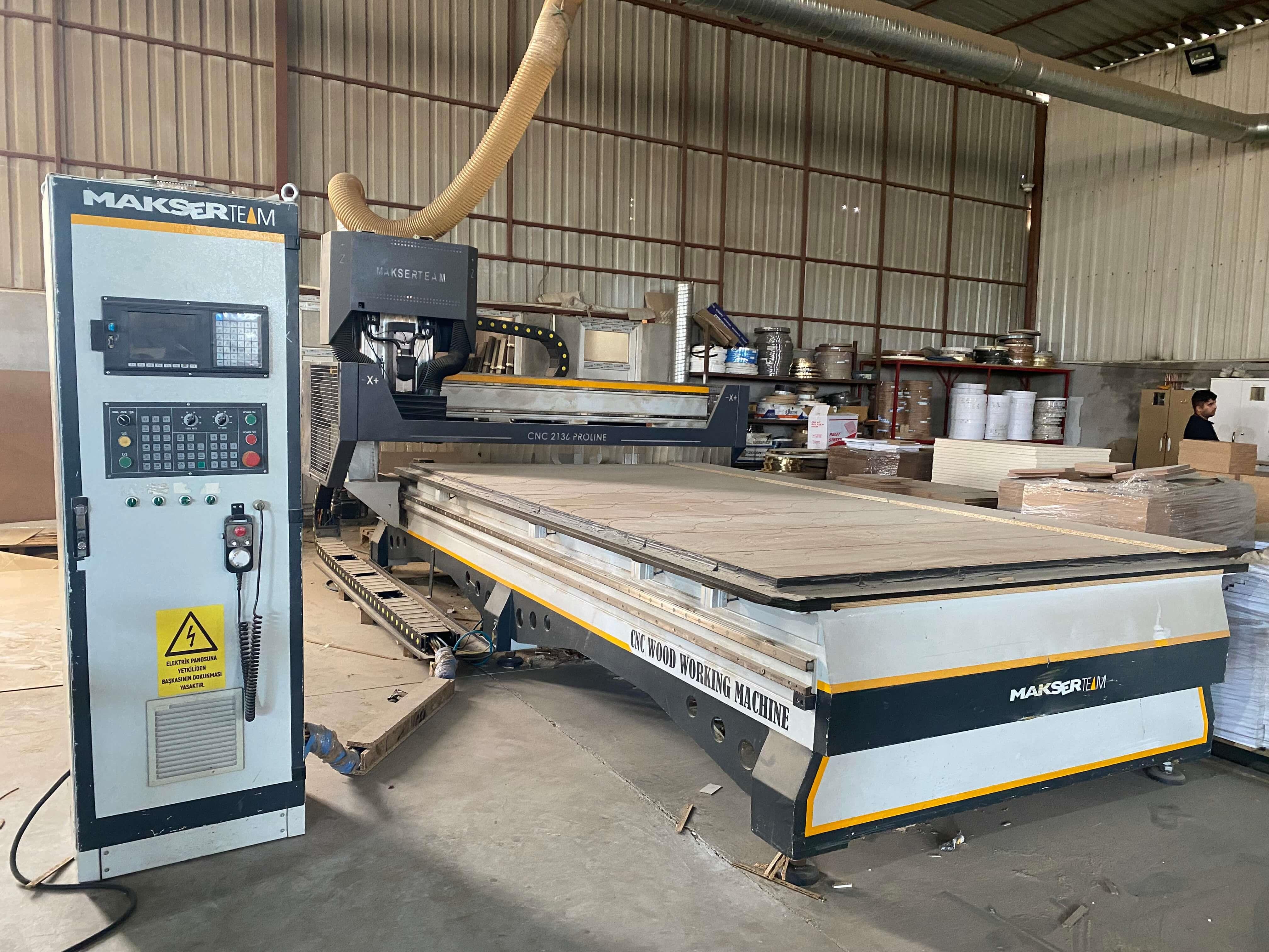 Makser 2136 Proline Düz Tabla Cnc Makinesi (2020)
