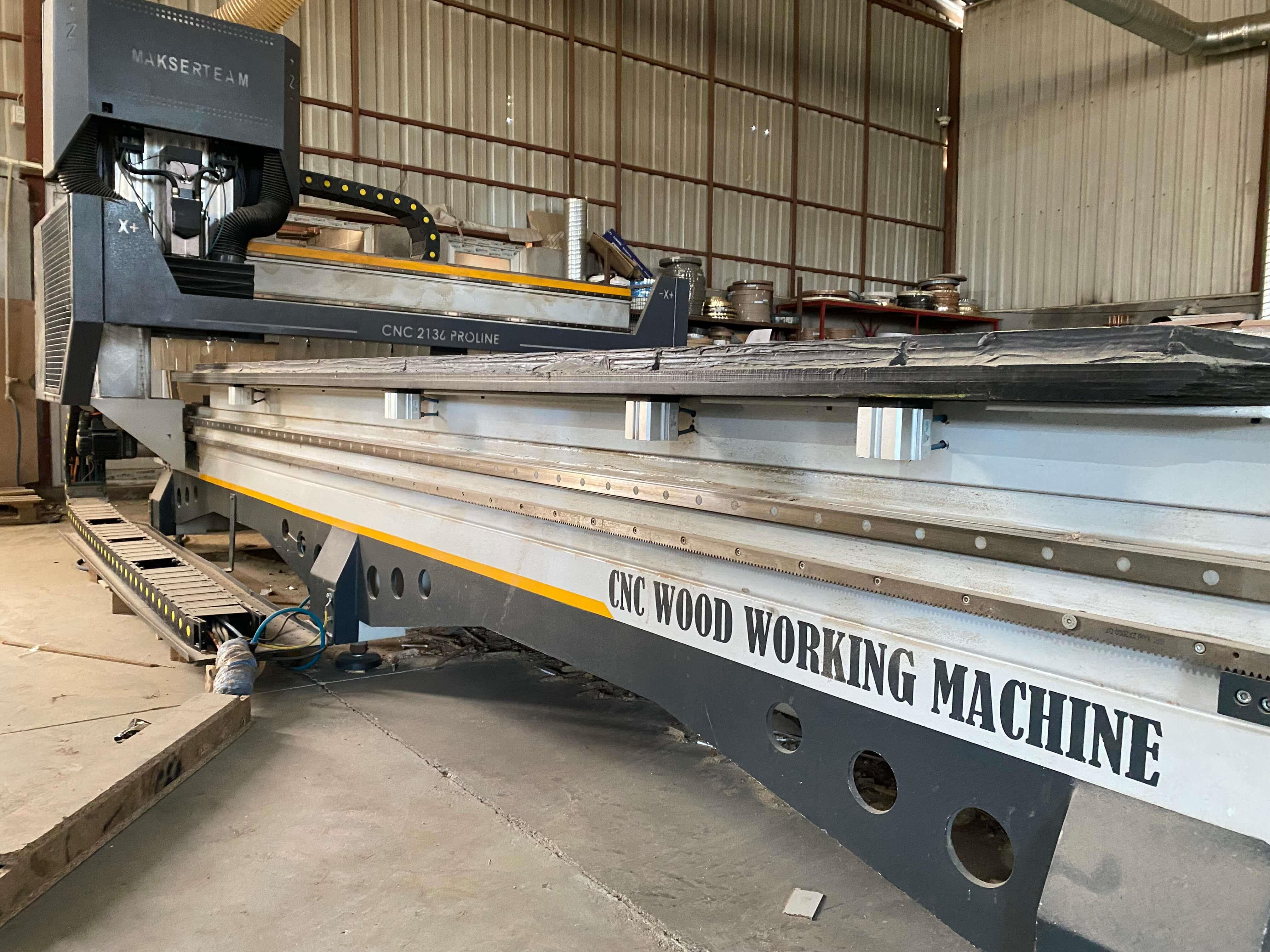 Makser 2136 Proline Düz Tabla Cnc Makinesi (2020)