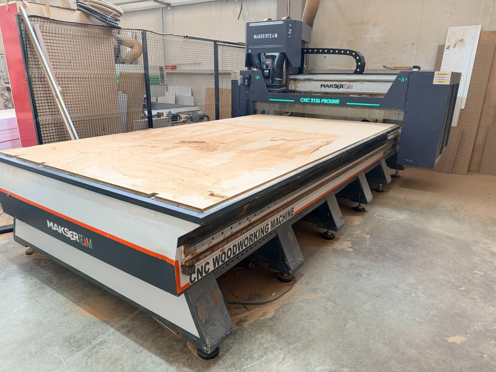 MAKSER Proline 2136 Süpürmeli Cnc Makinesi (2019)