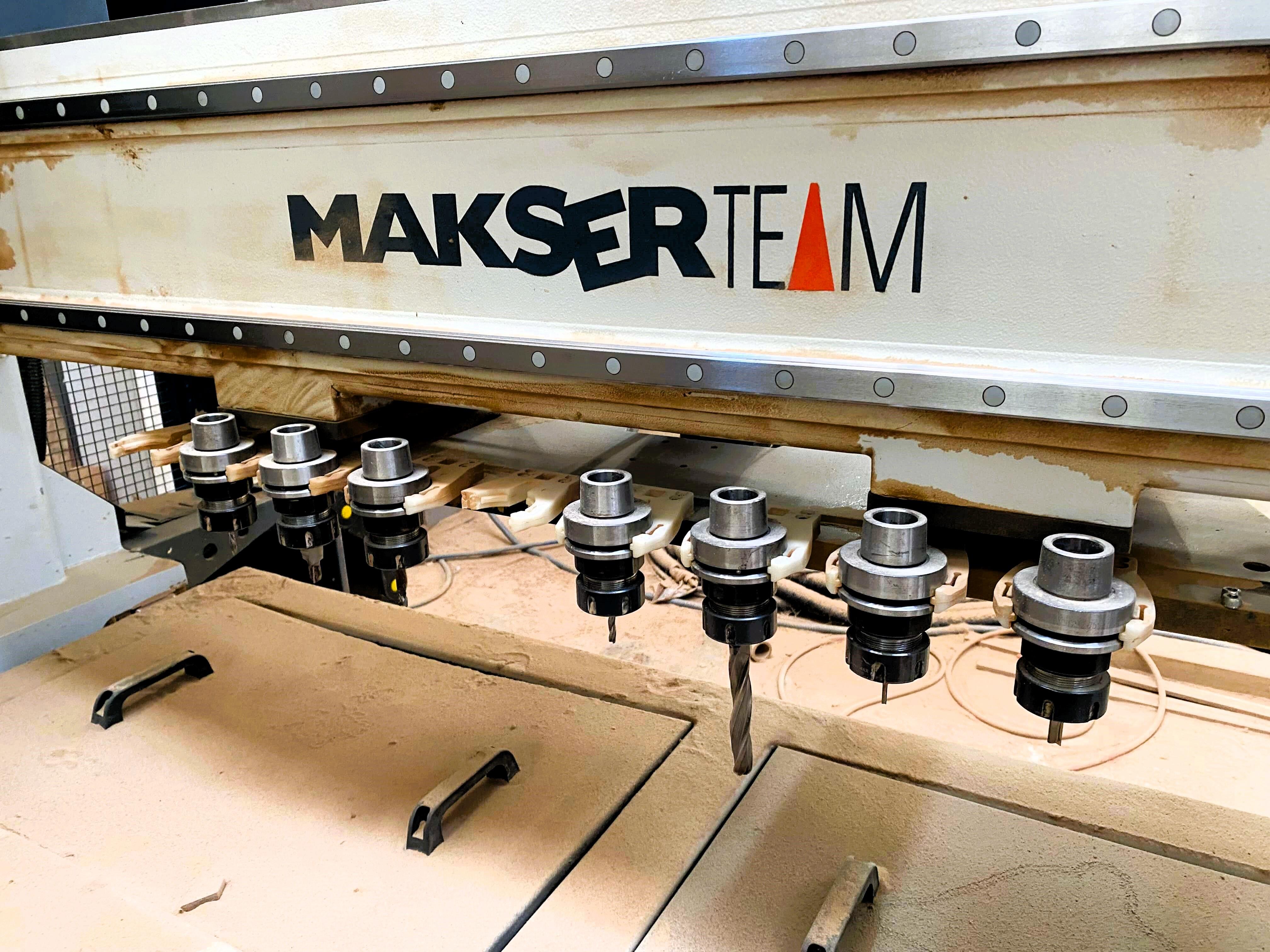 Makser Proline 2136 Süpürmeli Düz Tabla Cnc Makinesi (2019)
