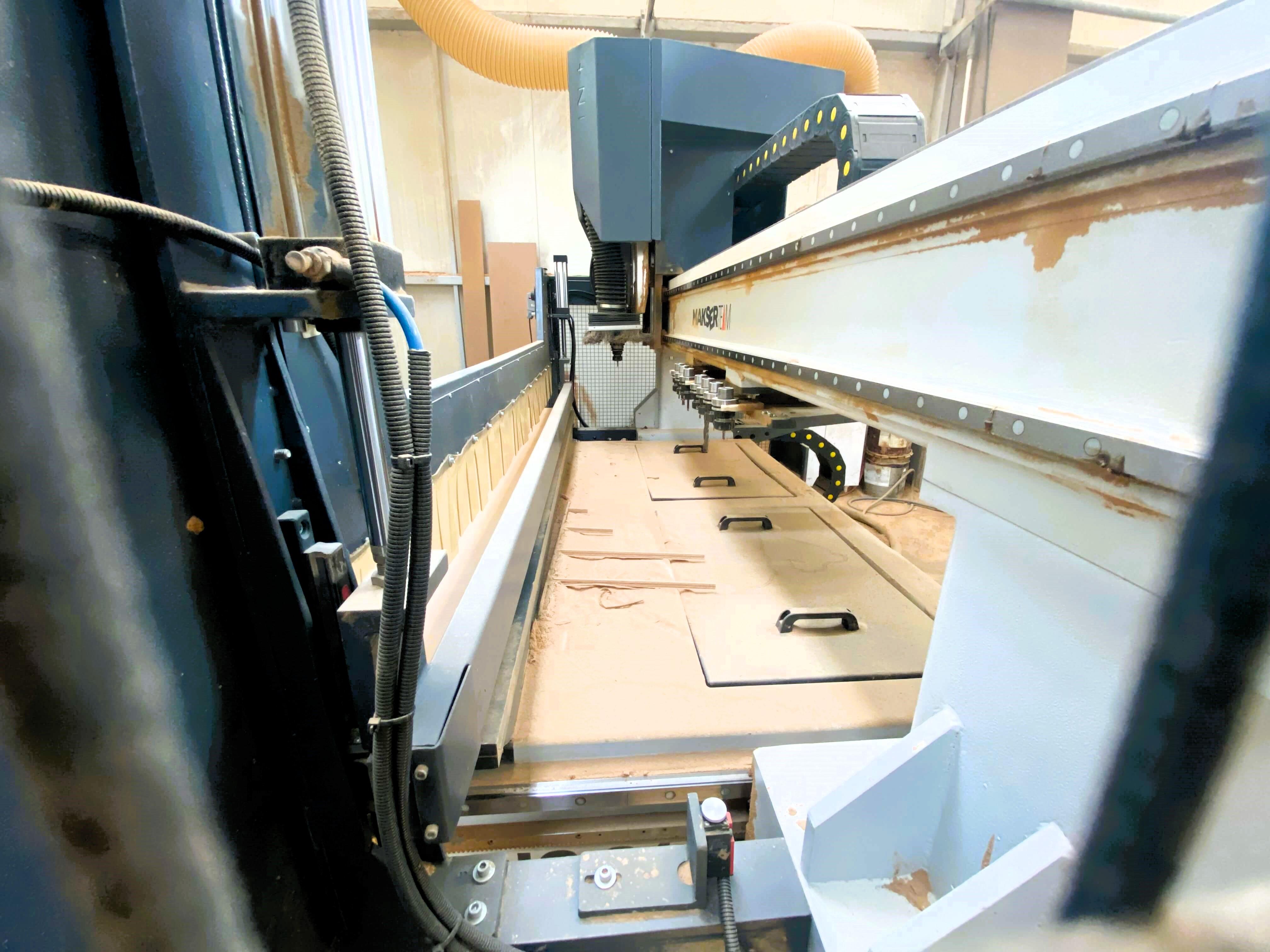 Makser Proline 2136 Süpürmeli Düz Tabla Cnc Makinesi (2019)