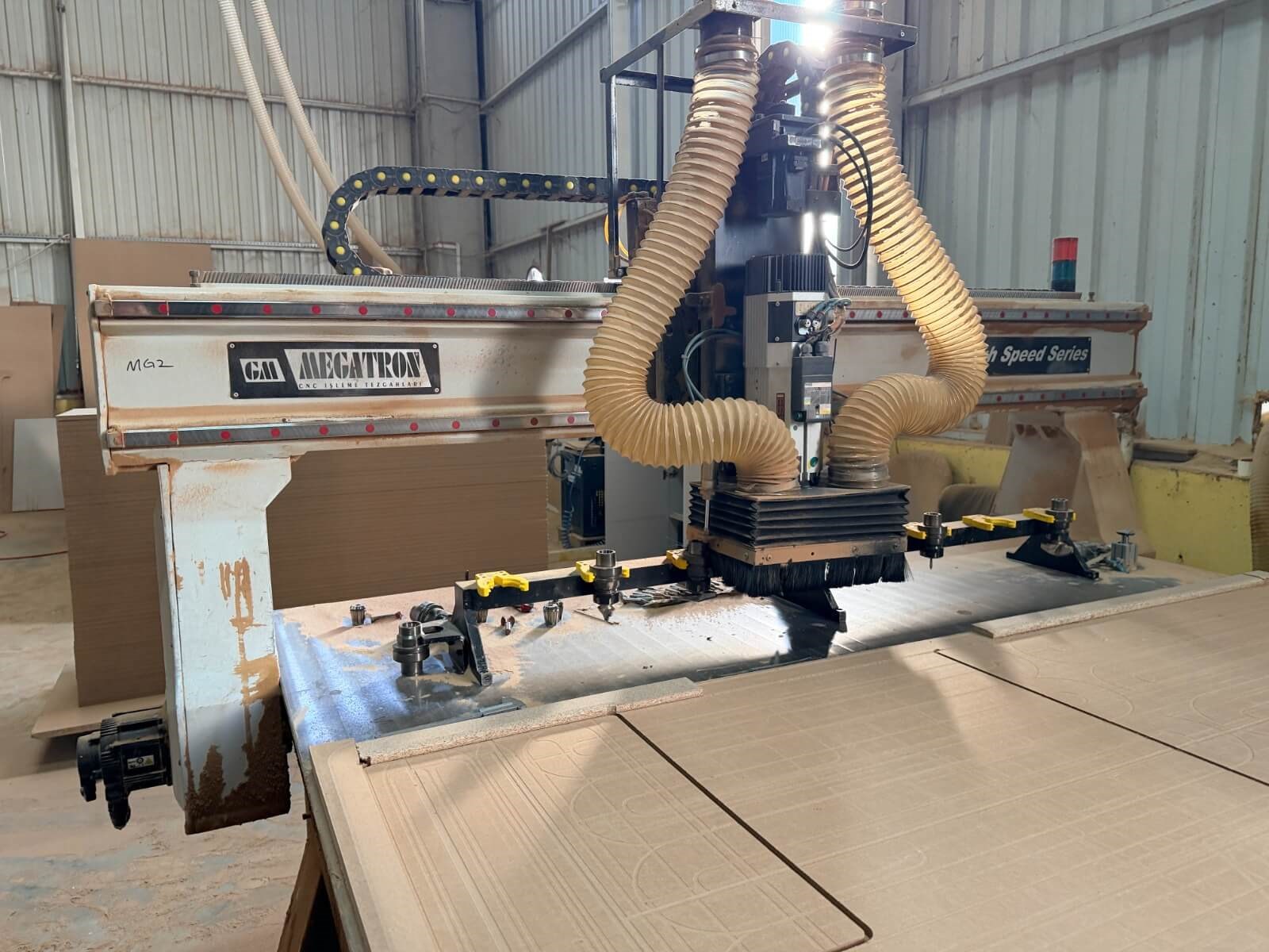 MEGATRON 2128 Düz Tabla Cnc Makinesi (2017)
