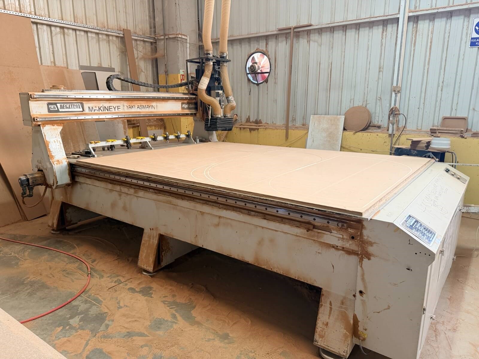 MEGATRON 2128 Düz Tabla Cnc Makinesi (2016)