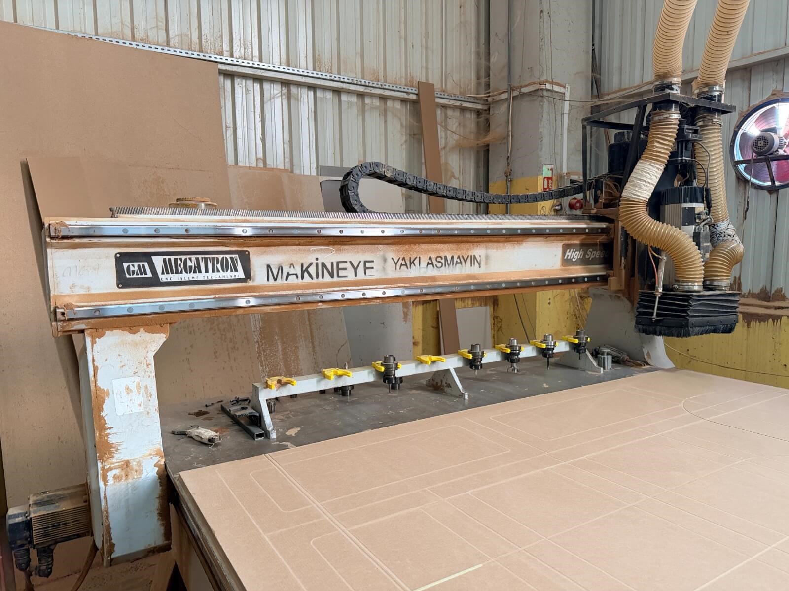 MEGATRON 2128 Düz Tabla Cnc Makinesi (2016)