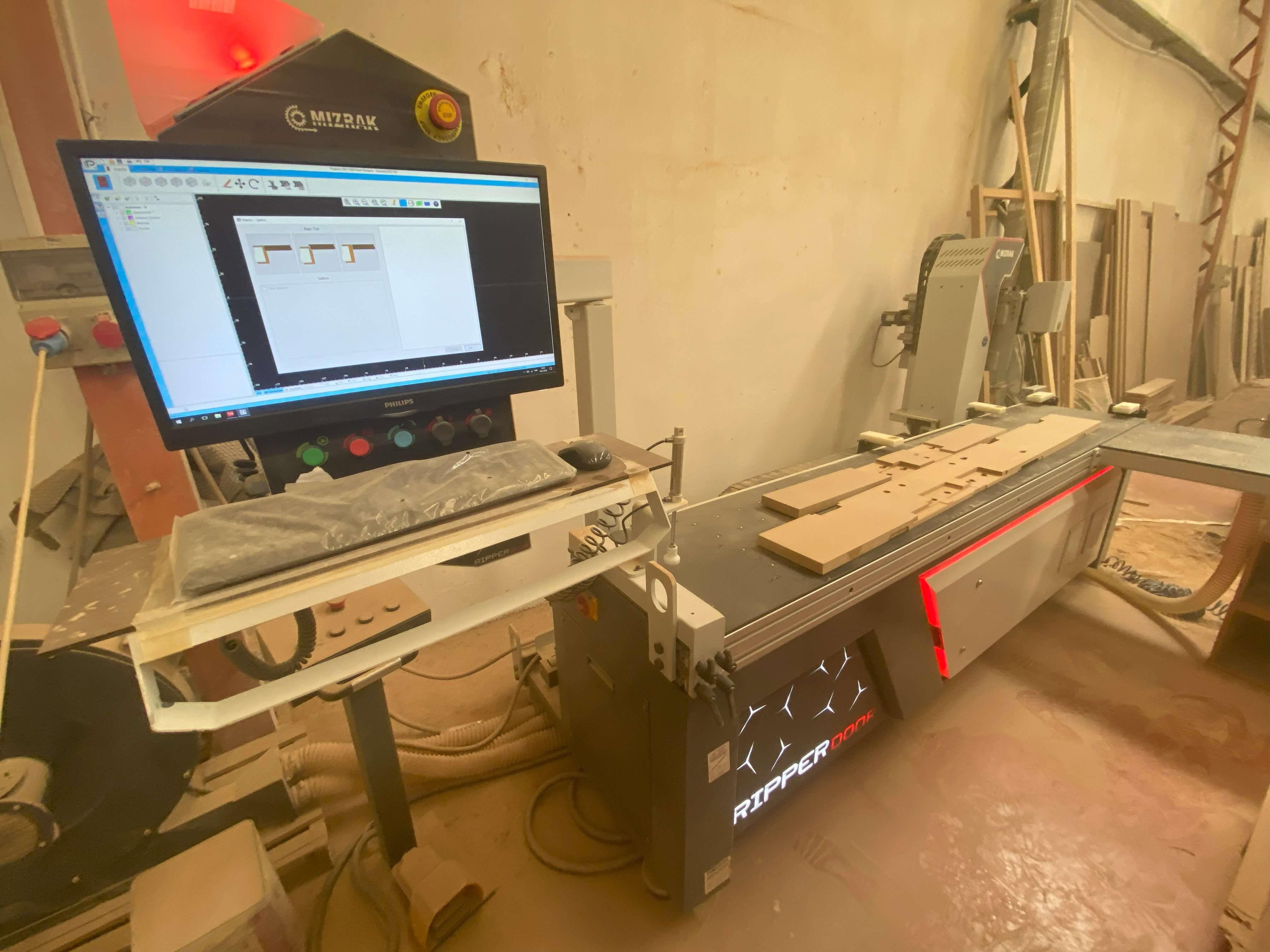 Mızrak Mzk Ripper Door Kapı Cnc Makinesi (2023)