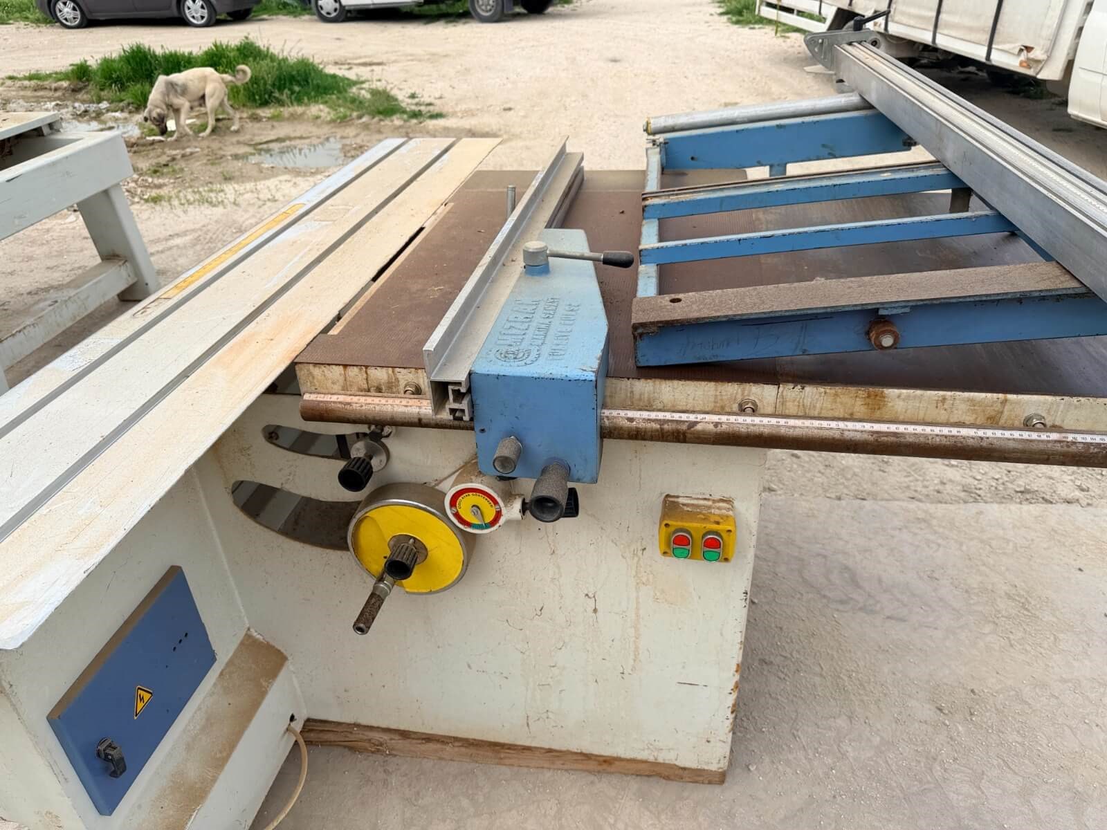 MIZRAK Prestij 2200 S Çizicili Yatar Daire Kesim Makinesi (2005)