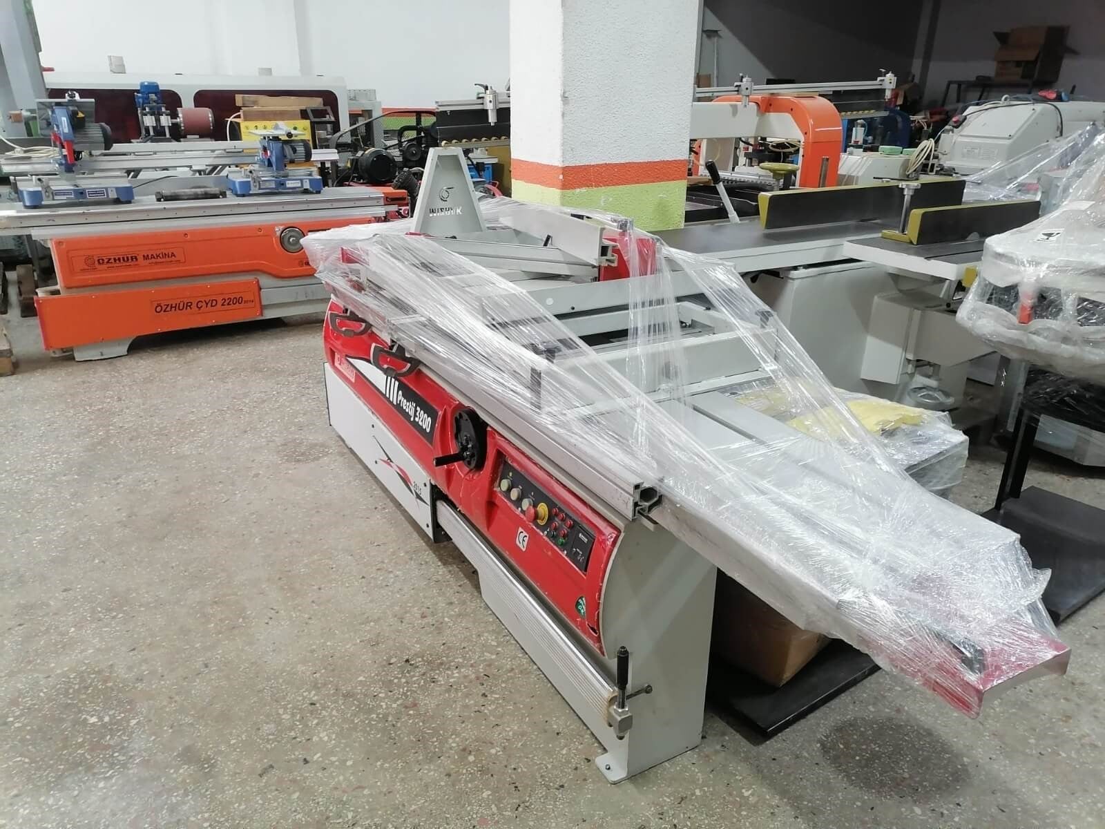 MIZRAK Prestij 3200 Çizicili Yatar Daire Kesim Makinesi (2015)
