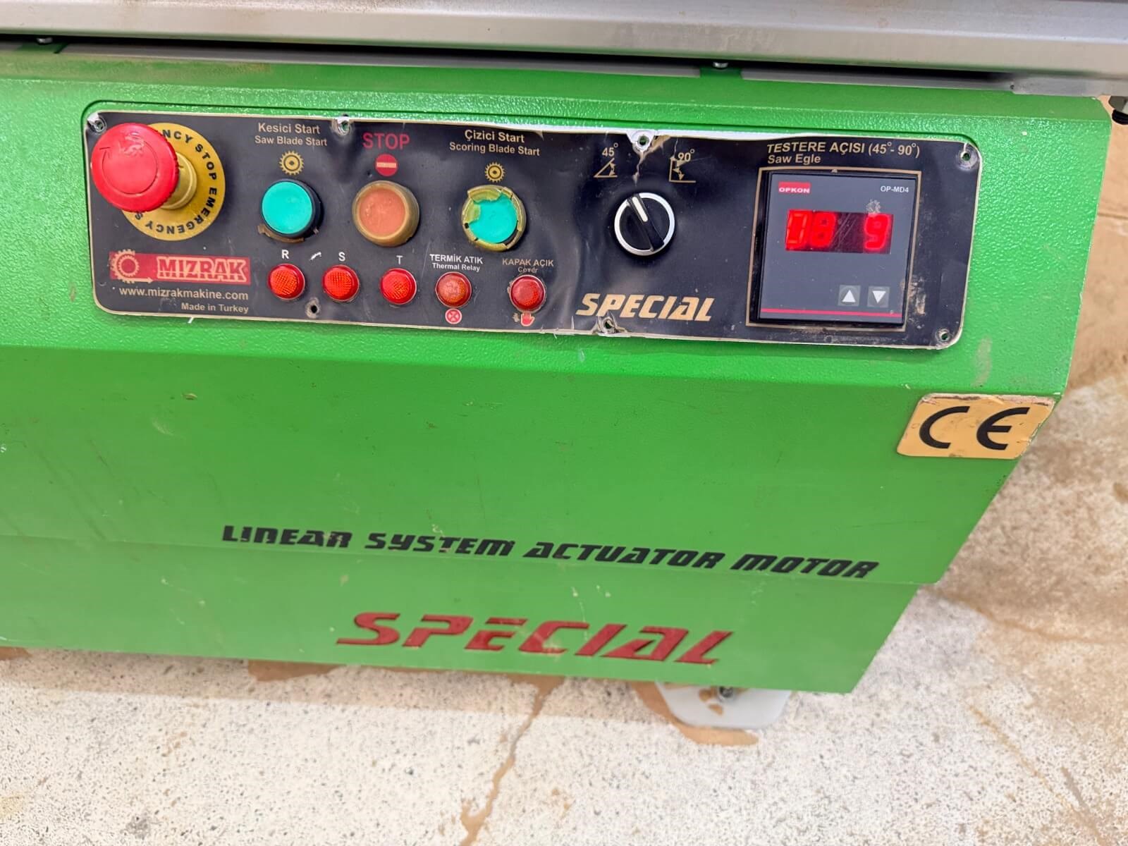 MIZRAK Special 3200 Çizicili Yatar Daire Kesim Makinesi (2019)