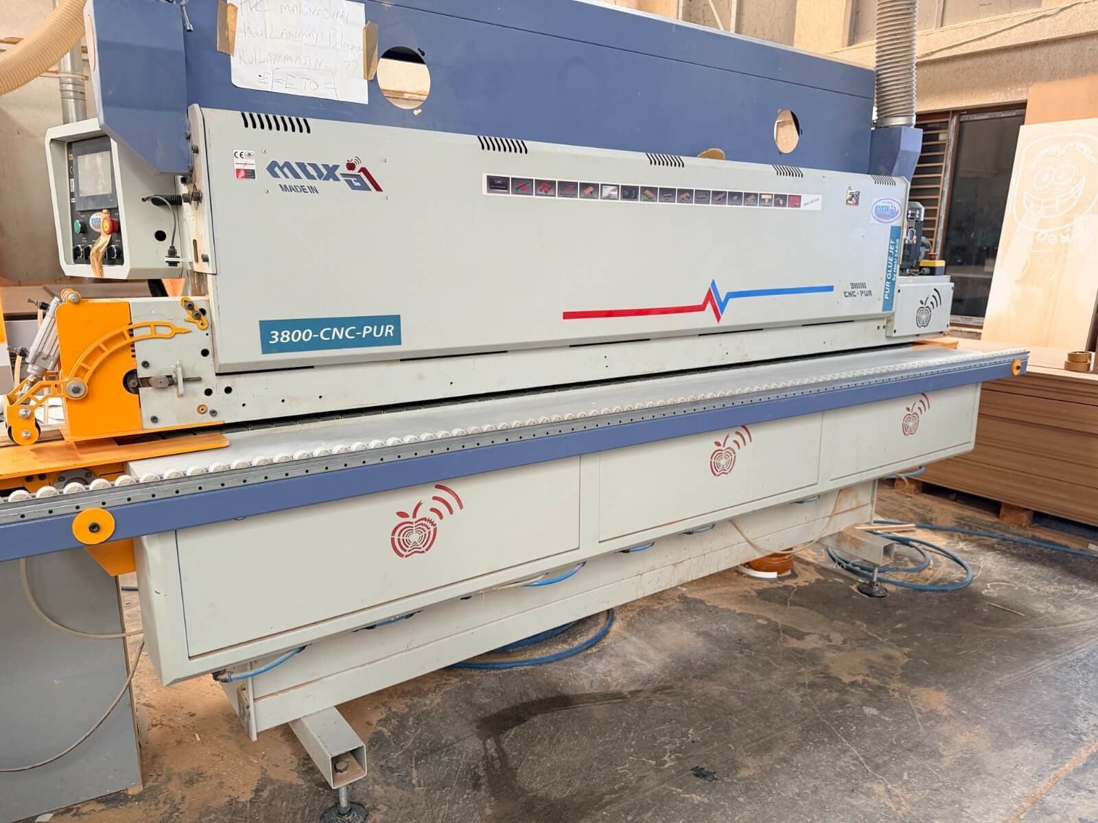 MOX SABIR 3800 Cnc Pur Kenar Bantlama Makinesi (2024)