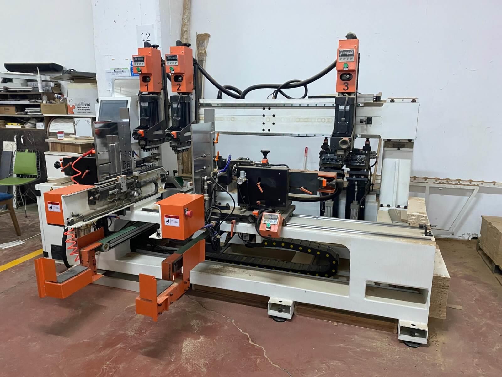 Nanxing NDA 232 Cnc Kontrollü Dar Parça Komidin Şifonyer Delik Makinesi (2021)
