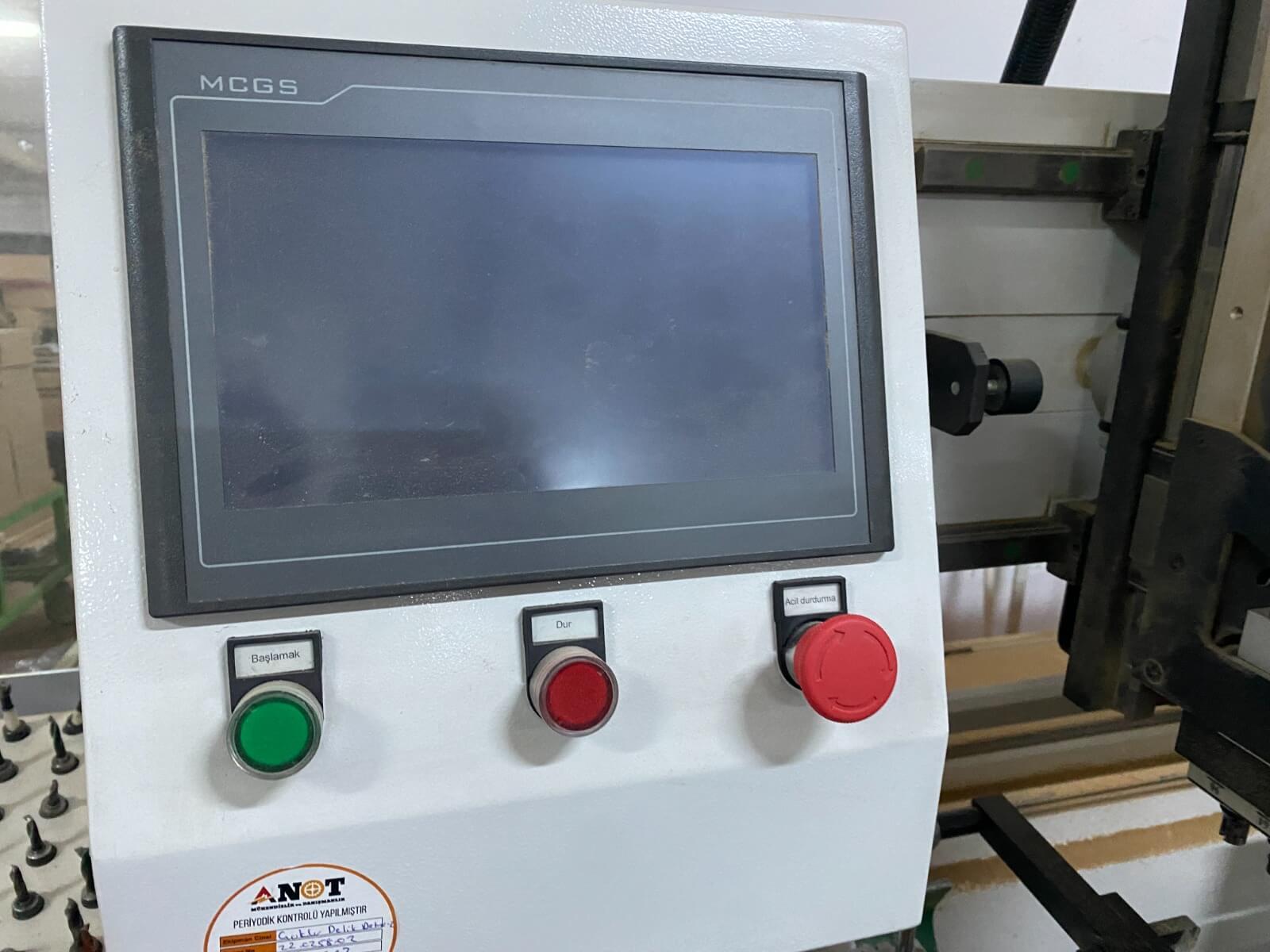 Nanxing NDA 232 Cnc Kontrollü Dar Parça Komidin Şifonyer Delik Makinesi (2021)