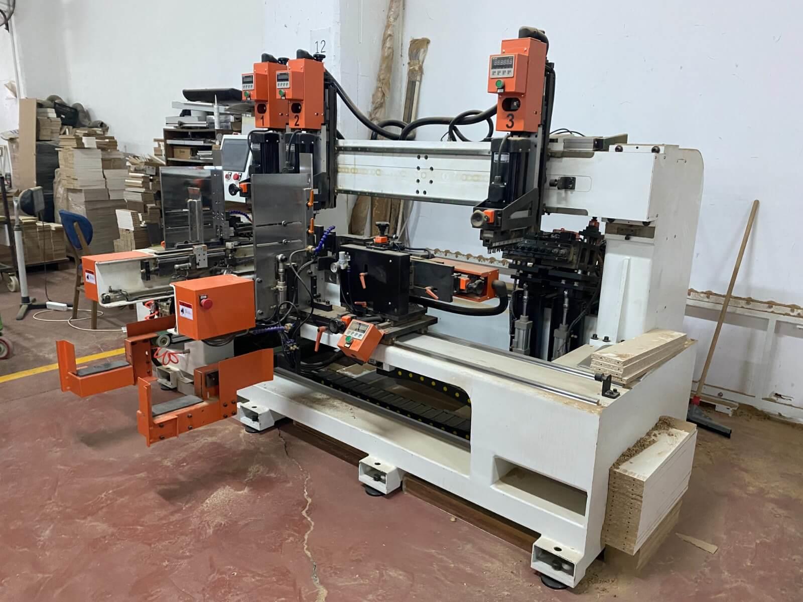 Nanxing NDA 232 Cnc Kontrollü Dar Parça Komidin Şifonyer Delik Makinesi (2021)