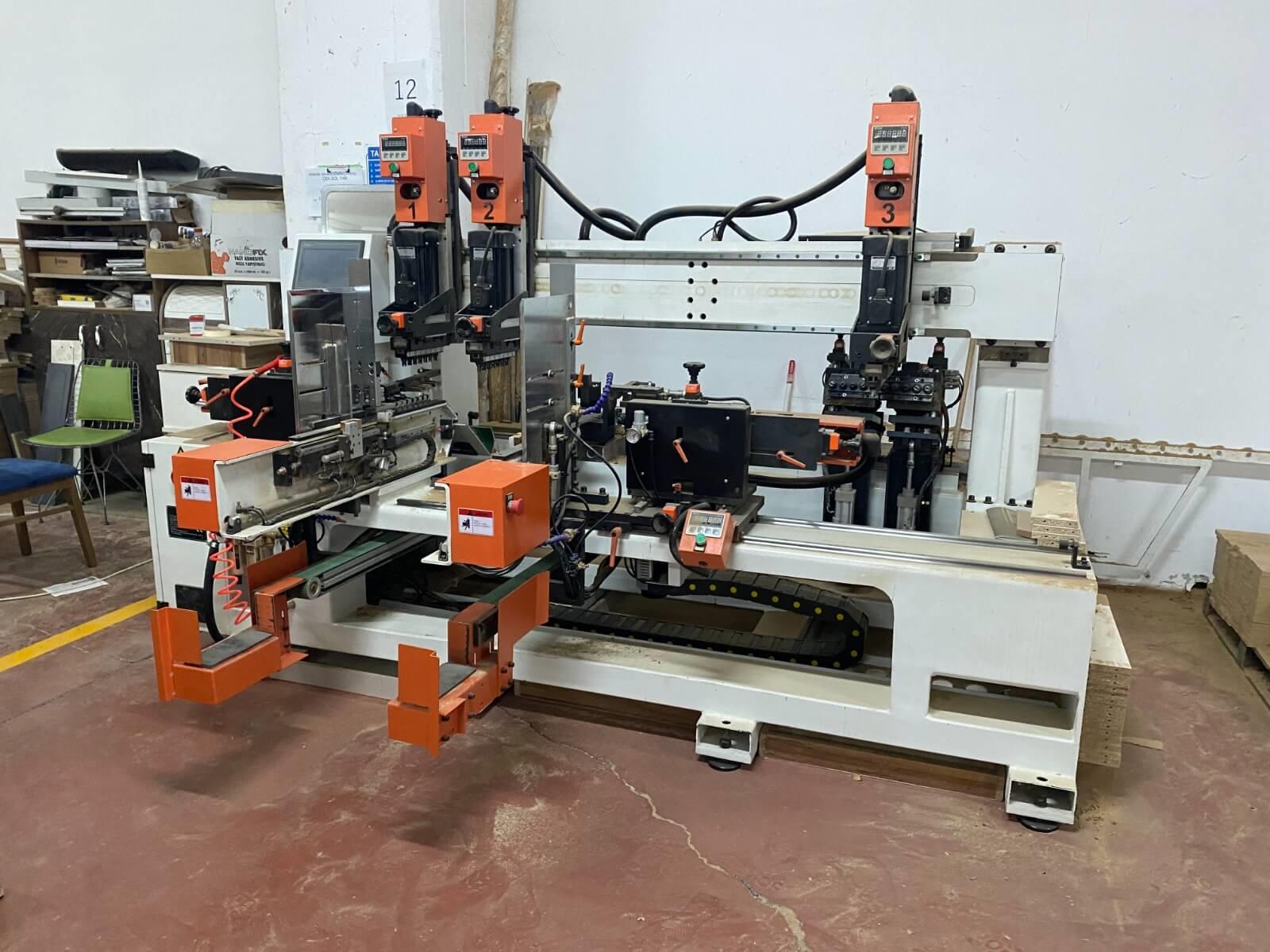 Nanxing NDA 232 Cnc Kontrollü Dar Parça Komidin Şifonyer Delik Makinesi (2021)