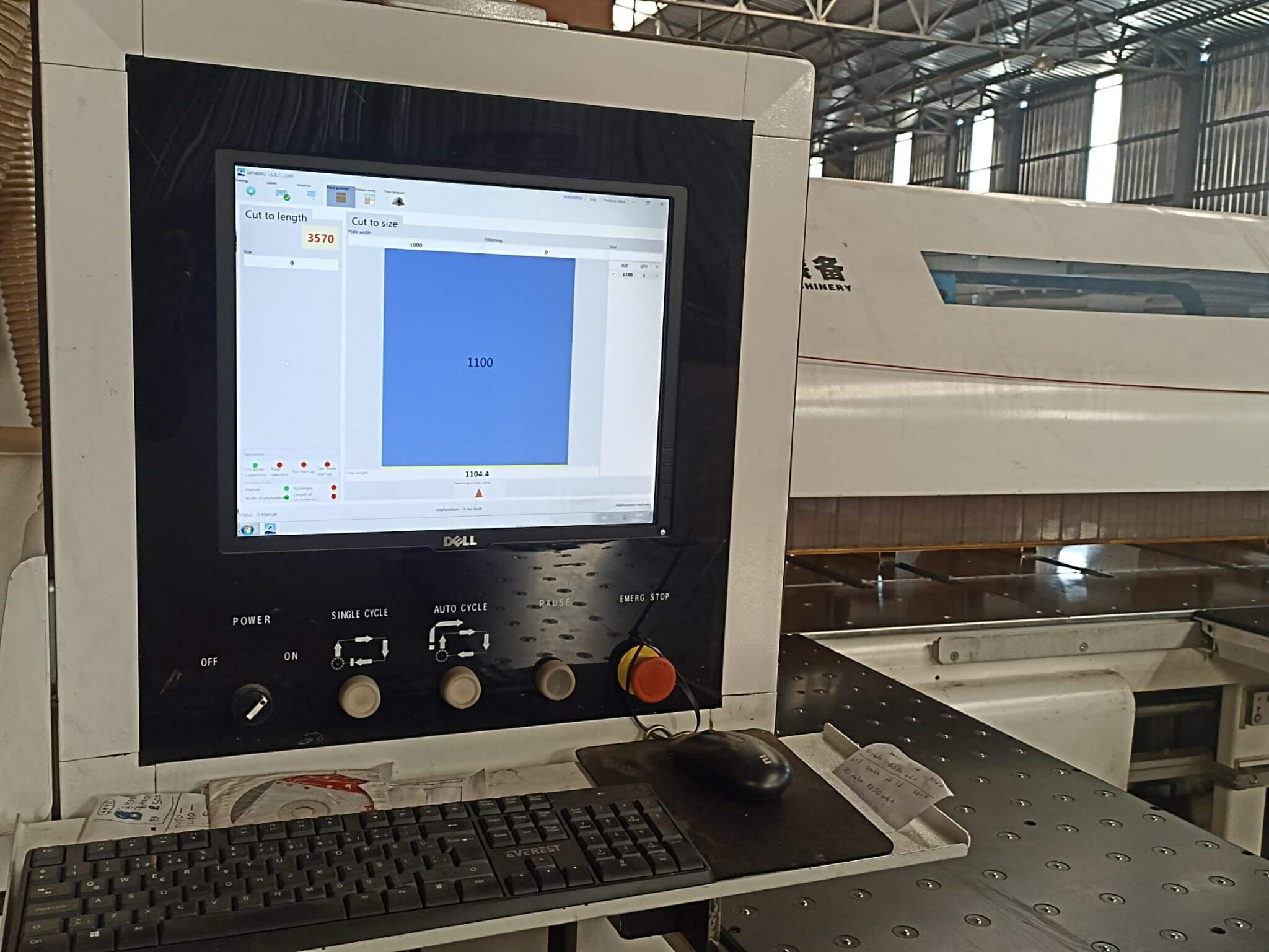 NANXİNG Np 380 Fg Önden Yüklemeli Panel Ebatlama Makinesi (2021)
