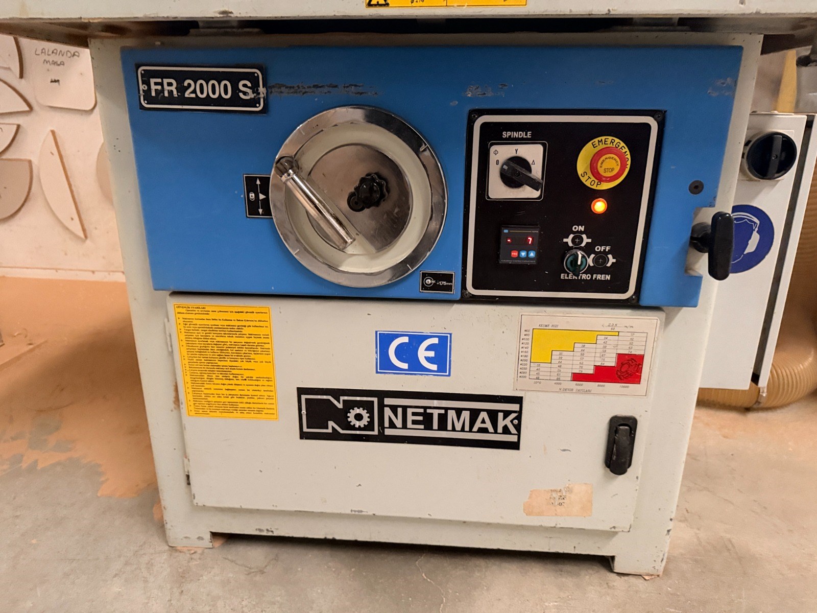 NETMAK FR 2000 S Freze Makinesi (2012)