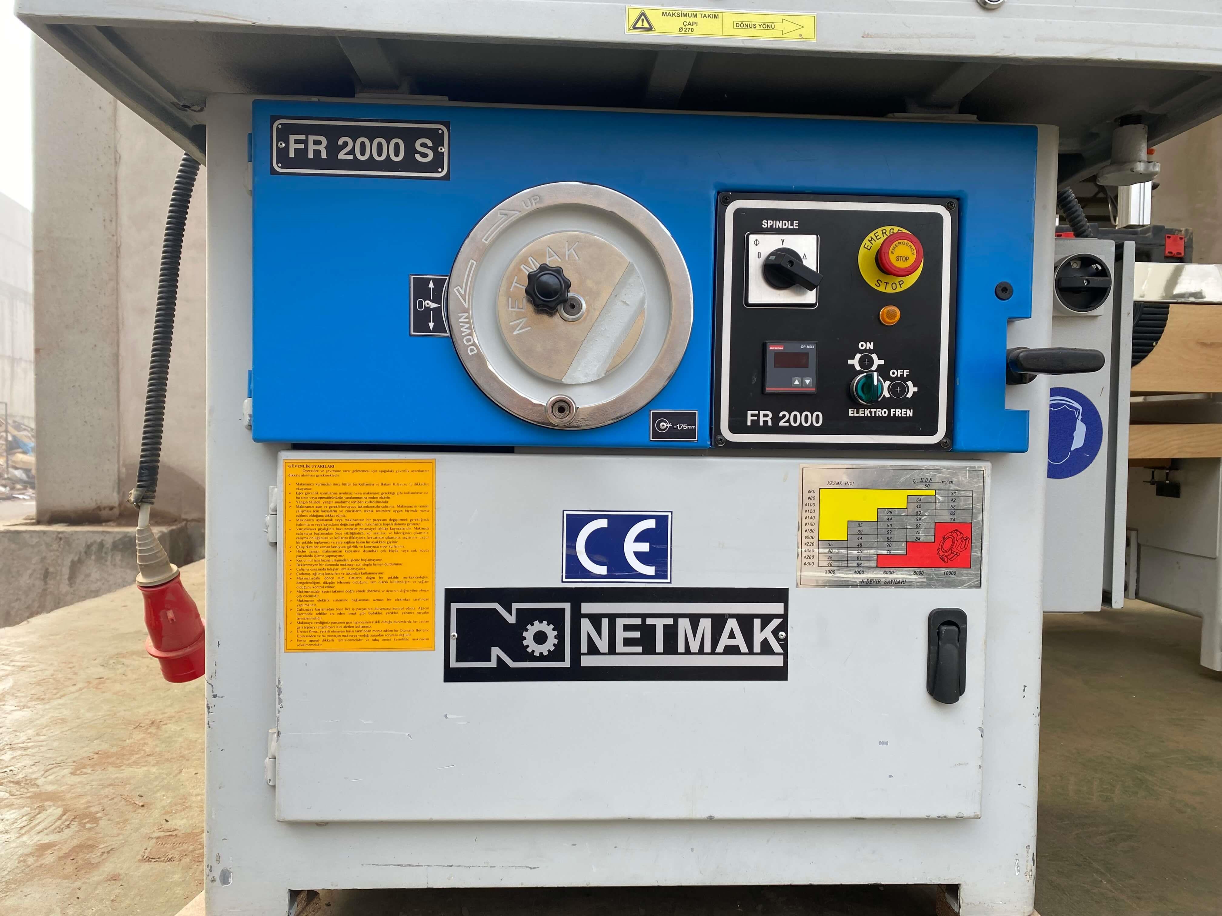 Netmak Fr 2000 S Freze Makinesi (2017)