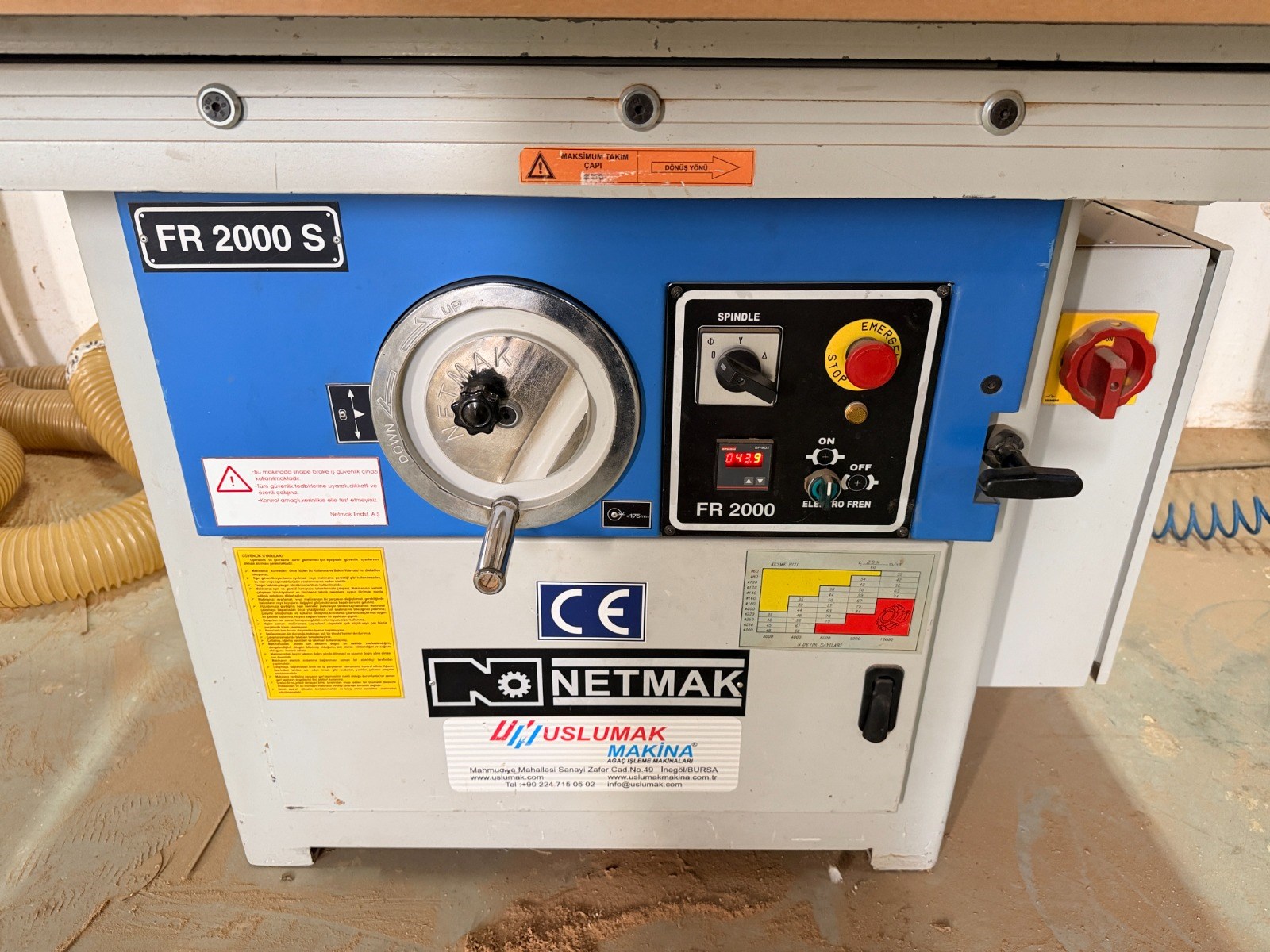 NETMAK Fr 2000 S Freze Makinesi (2018)