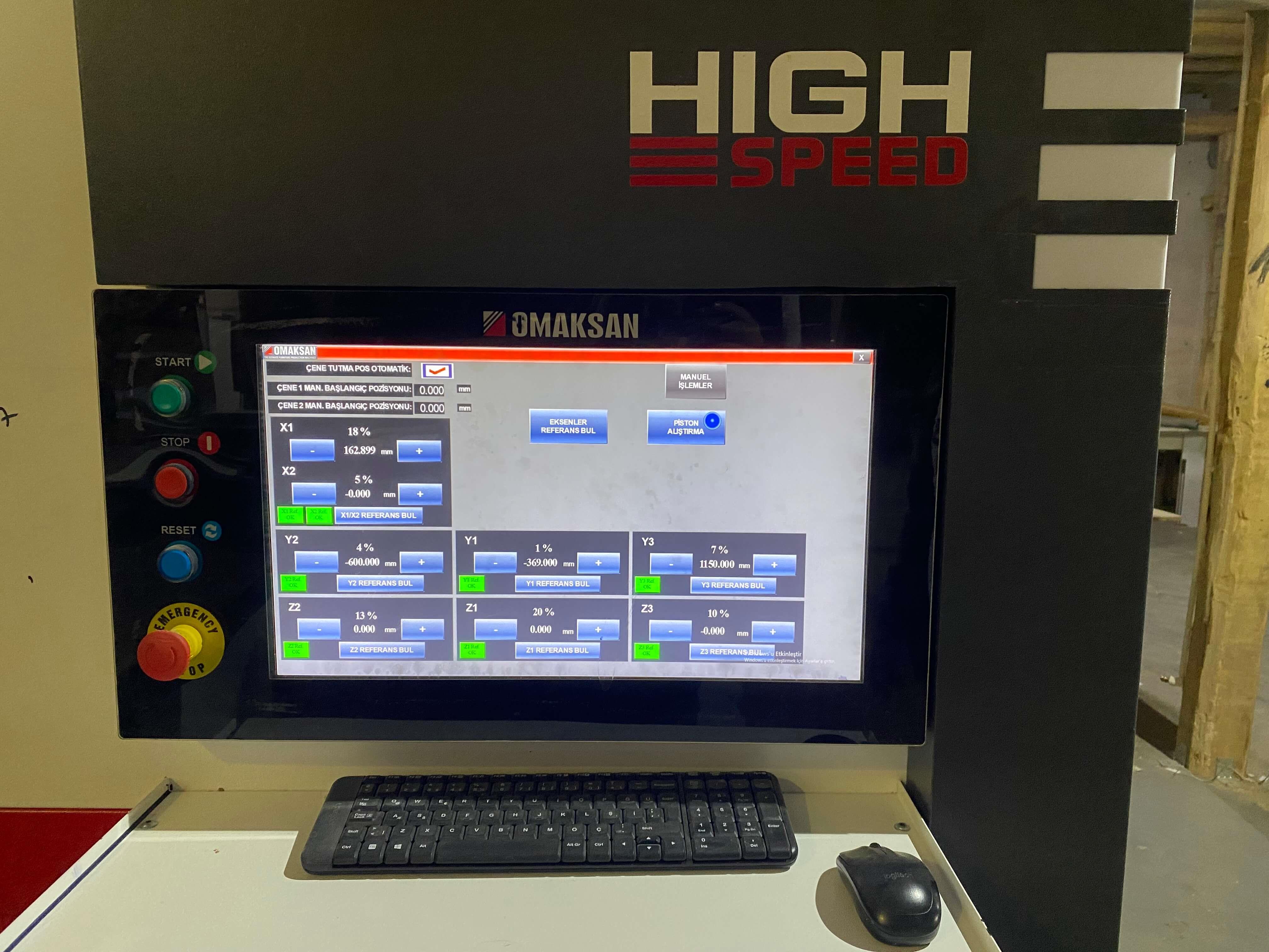 Omaksan 4000 D-line 6X Cnc Delik Makinesi (2022)