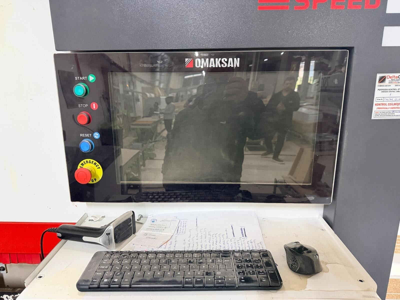 OMAKSAN 4000 D-Line 6X Cnc Delik Makinesi (2022)