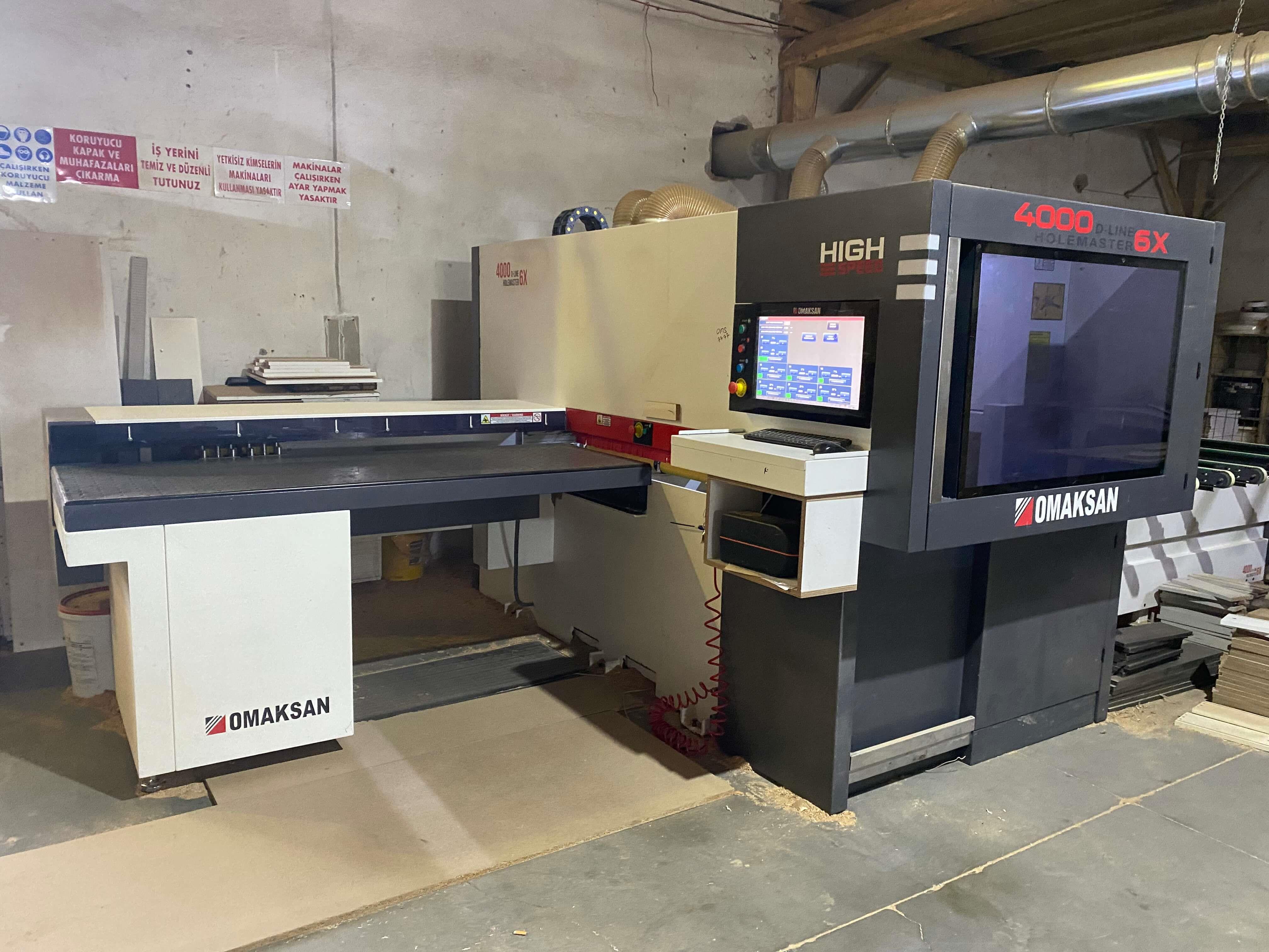 Omaksan 4000 D-line 6X Cnc Delik Makinesi (2022)