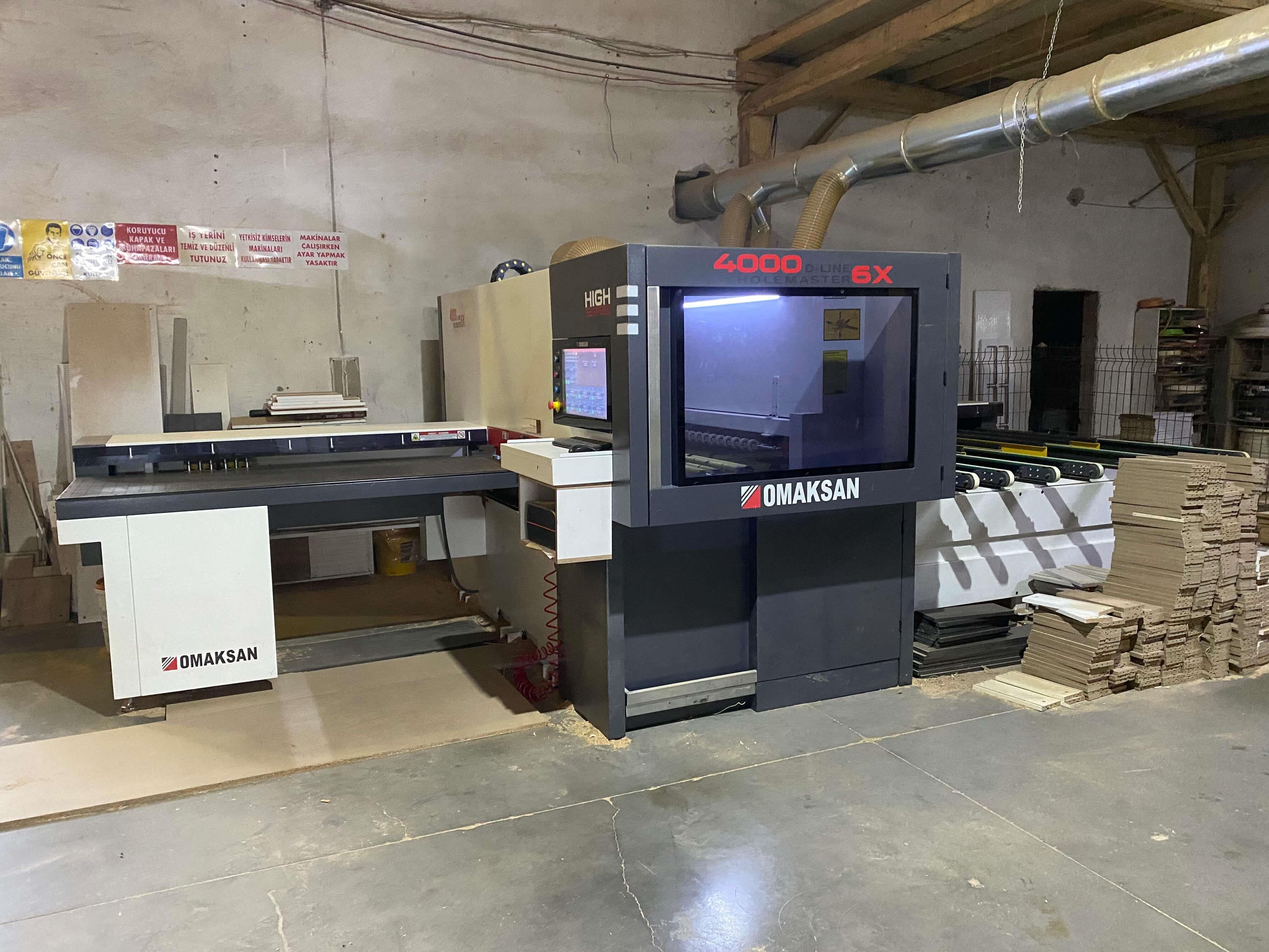 Omaksan 4000 D-line 6X Cnc Delik Makinesi (2022)