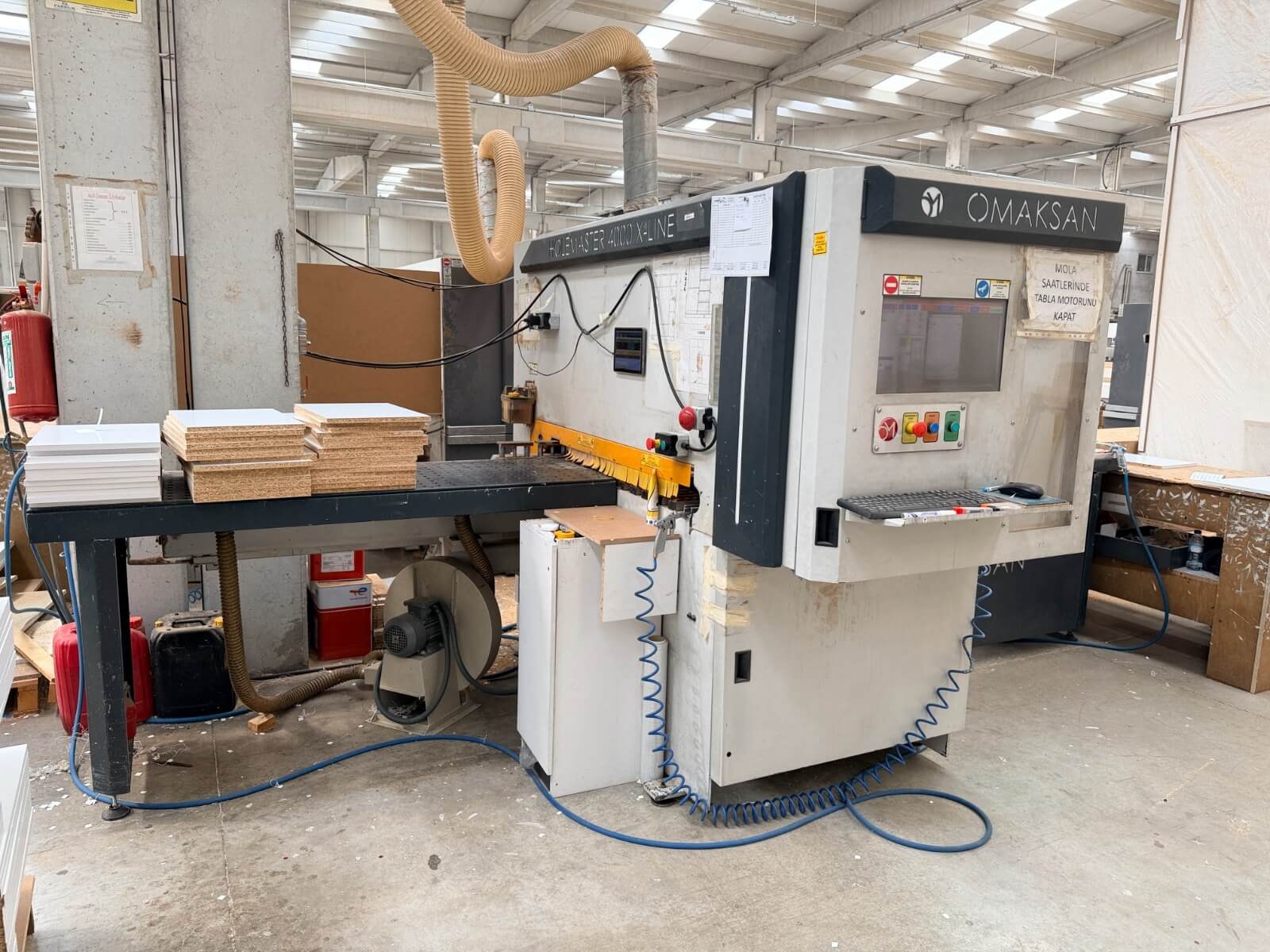 OMAKSAN 4000 X-Line Cnc Delik Makinesi (2017)