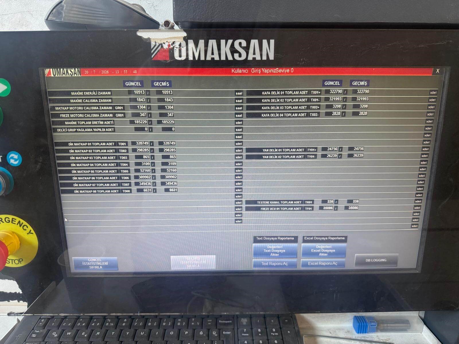 OMAKSAN 4000 Xline Cnc Delik Makinesi (2021)