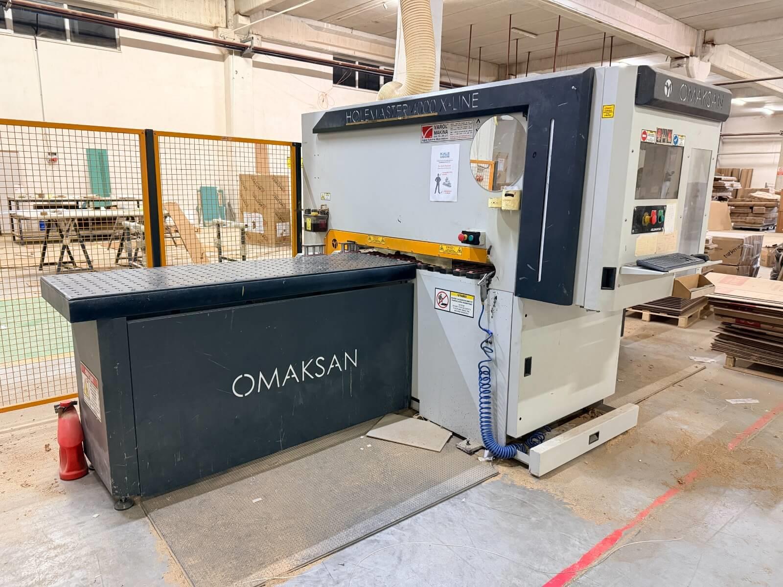 Omaksan 4000 Xline Cnc Delik Makinesi (2017)