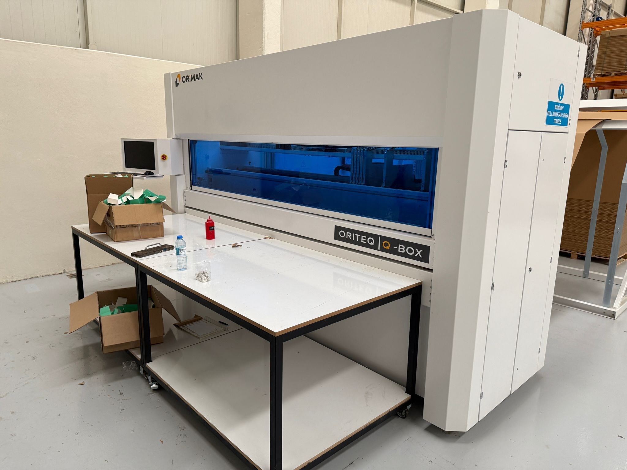 ORİMAK Oriteq Q-Box Karton Yapma Cnc Makinesi (2025)