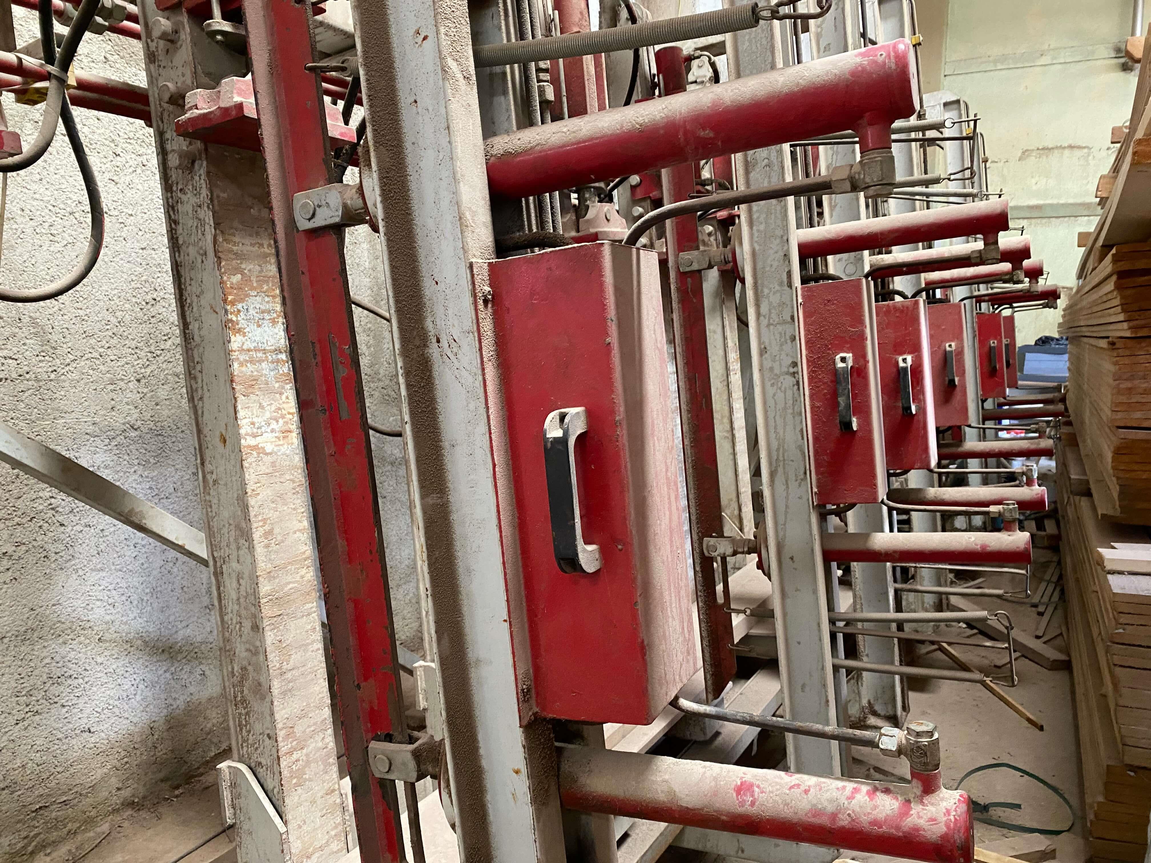 Özel Üretim 8 Metre Lamine Ahşap Pres Makinesi