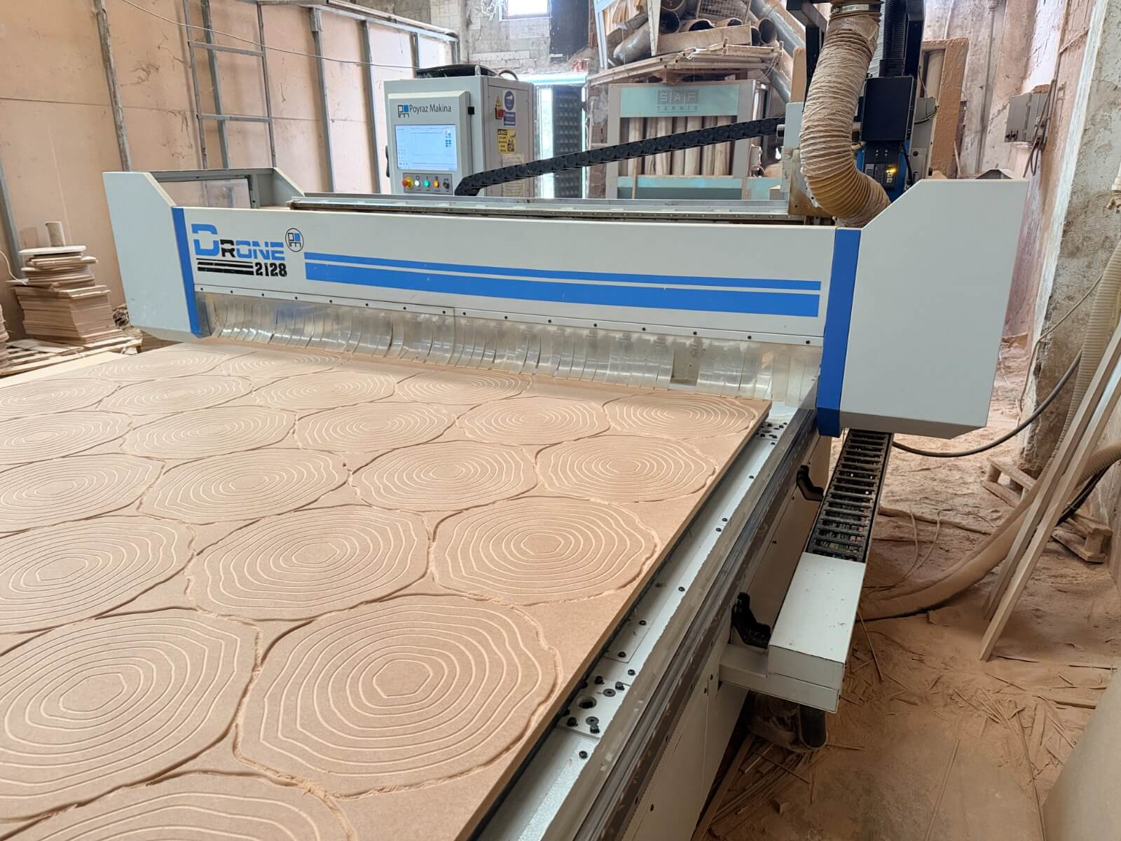 POYRAZ MAKİNA Drone 2128 Düz Tabla Cnc Makinesi (2021)
