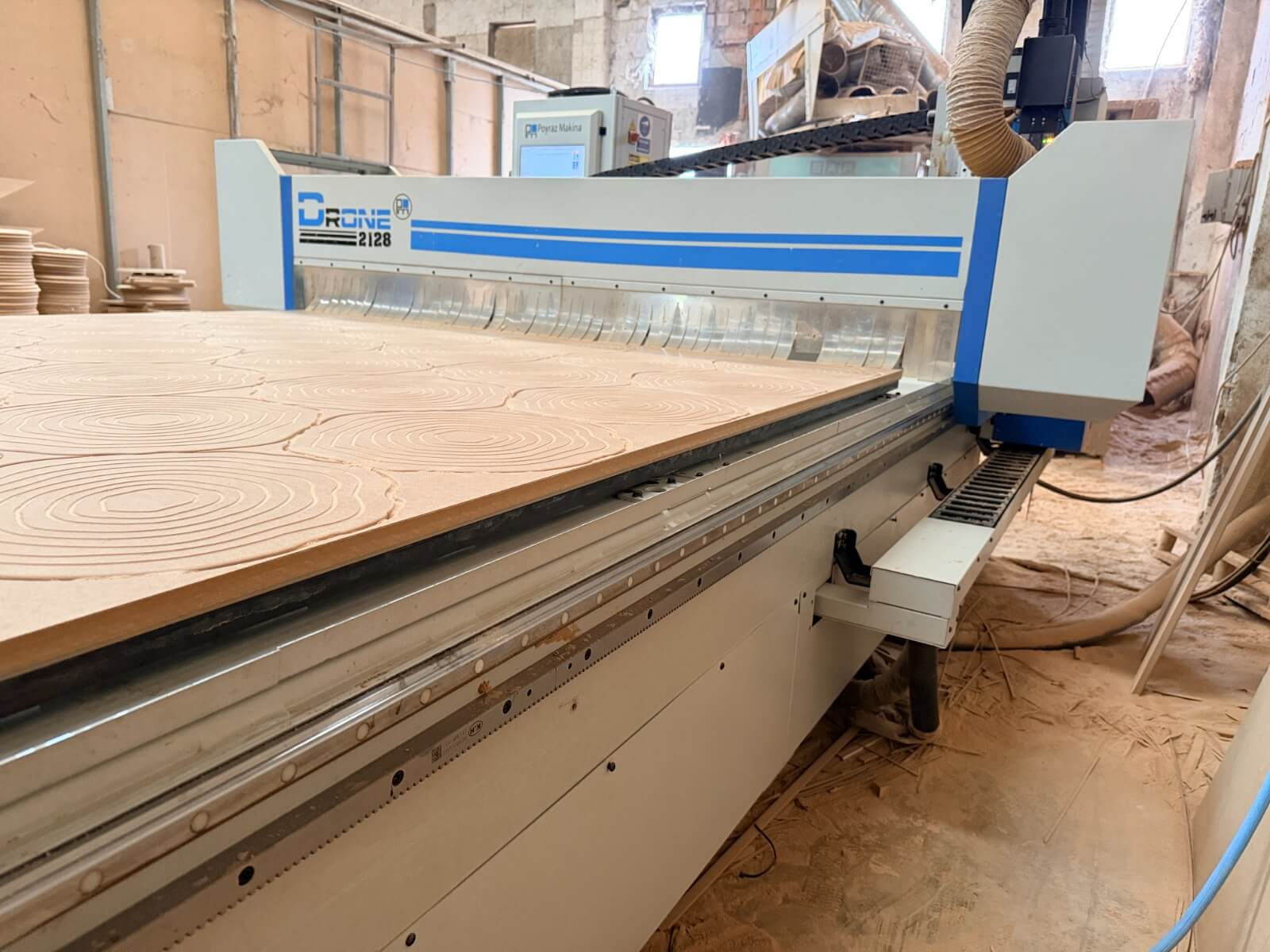POYRAZ MAKİNA Drone 2128 Düz Tabla Cnc Makinesi (2021)