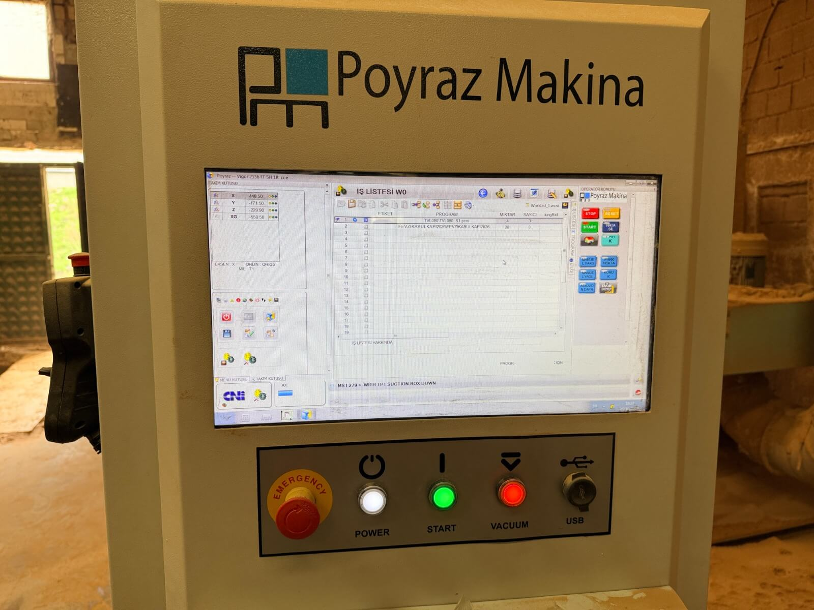 POYRAZ MAKİNA Drone 2128 Düz Tabla Cnc Makinesi (2021)