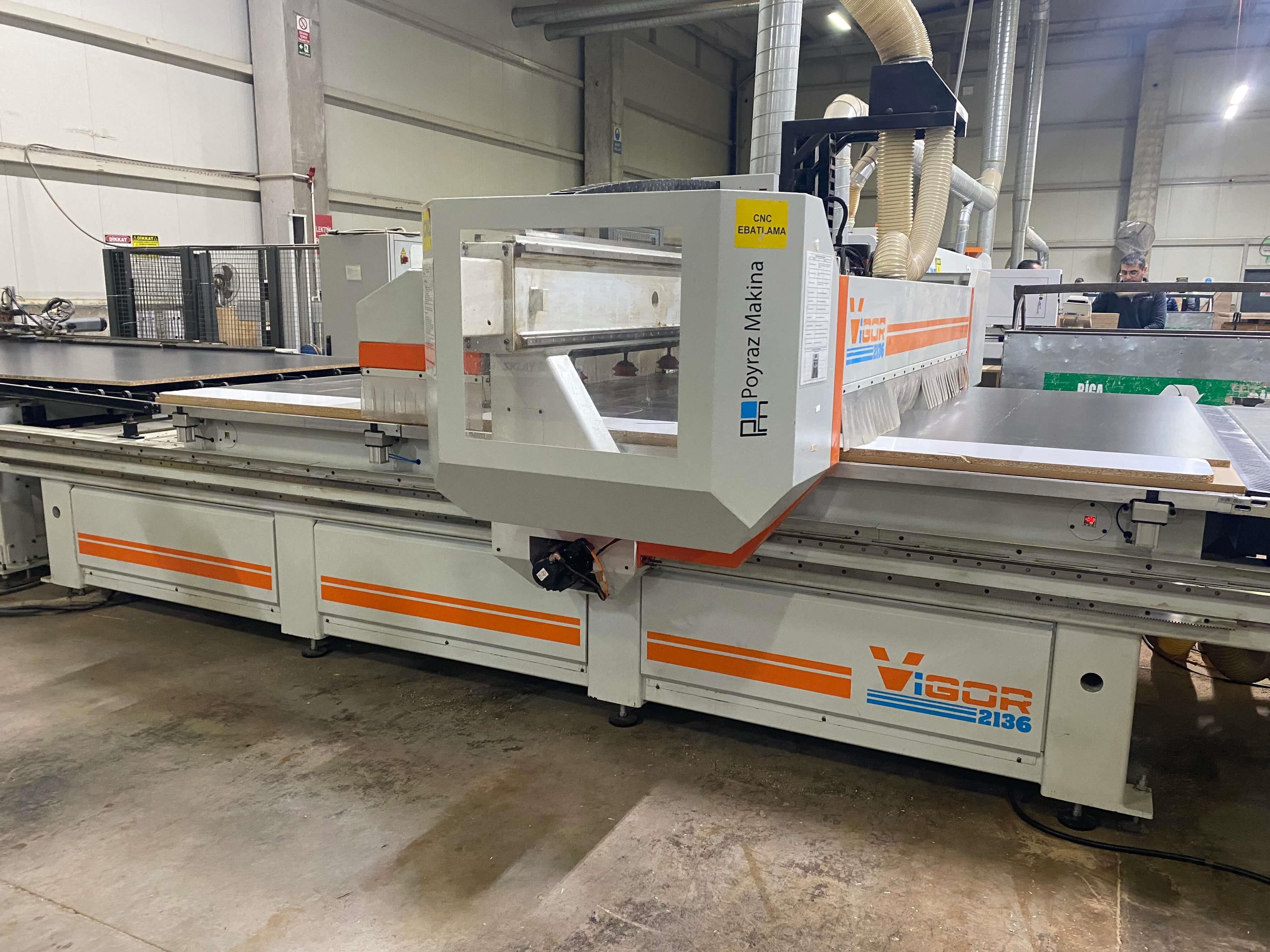 Poyraz Vigor 2136 Yükleme Boşaltmalı Cnc Makinesi (2020)