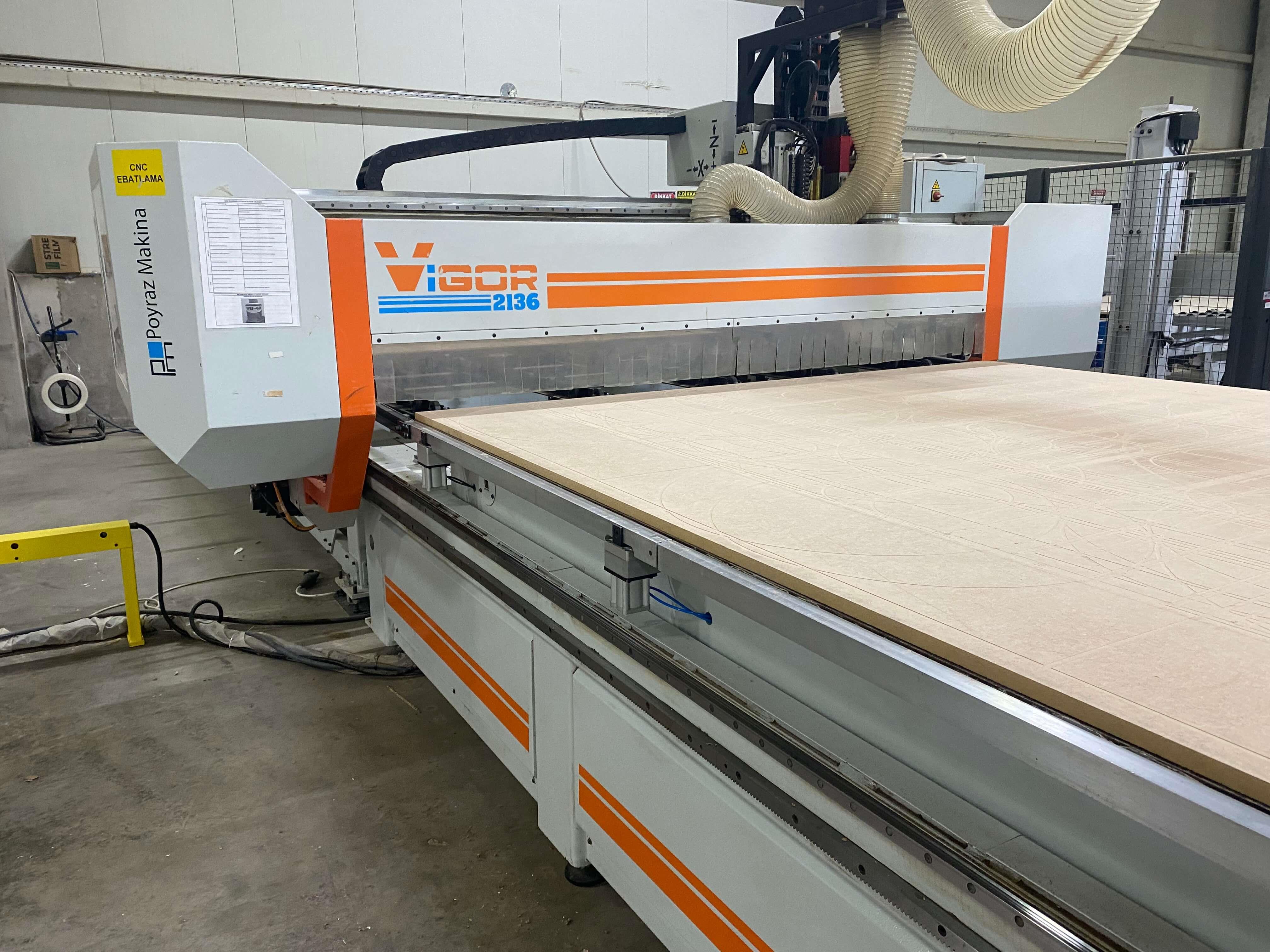Poyraz Vigor 2136 Yükleme Boşaltmalı Cnc Makinesi (2020)