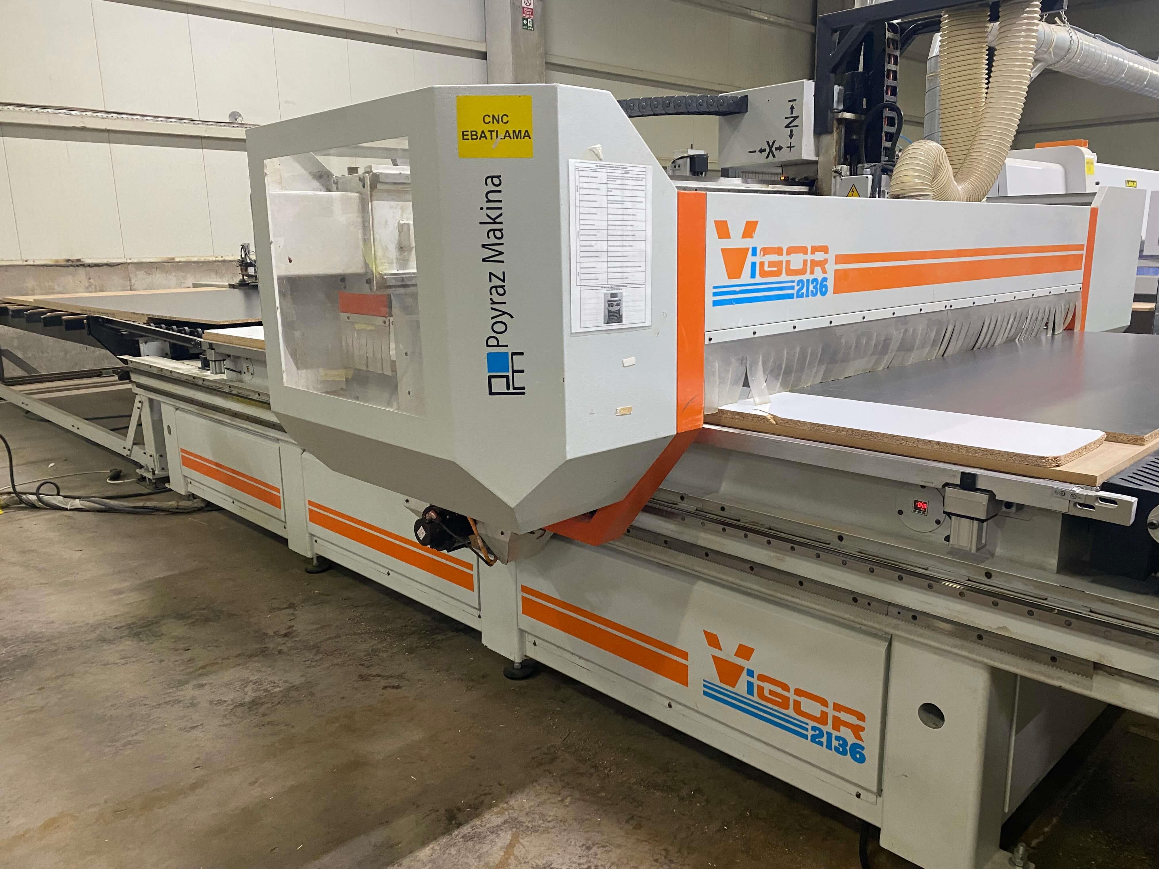 Poyraz Vigor 2136 Yükleme Boşaltmalı Cnc Makinesi (2020)