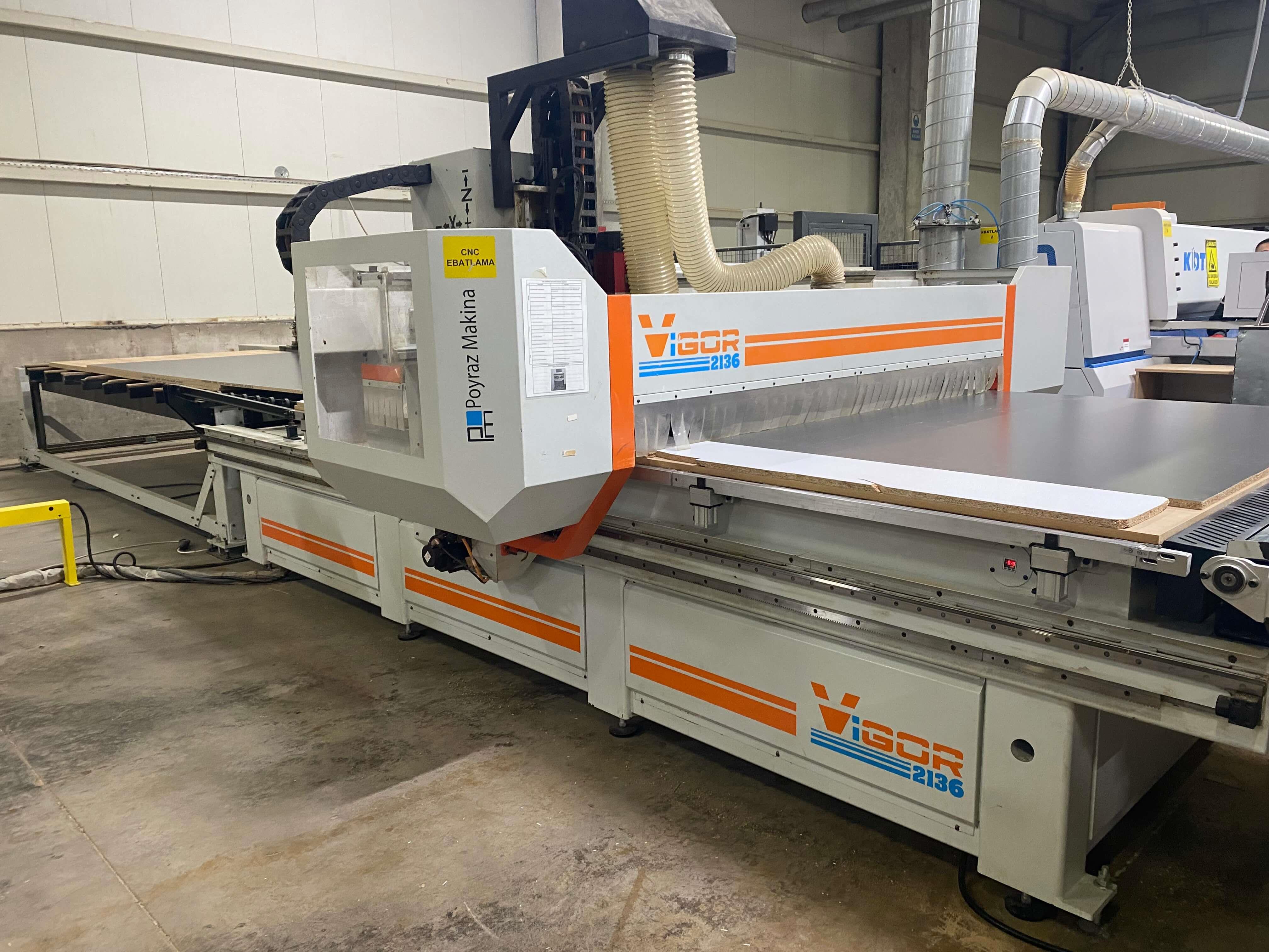 Poyraz Vigor 2136 Yükleme Boşaltmalı Cnc Makinesi (2020)
