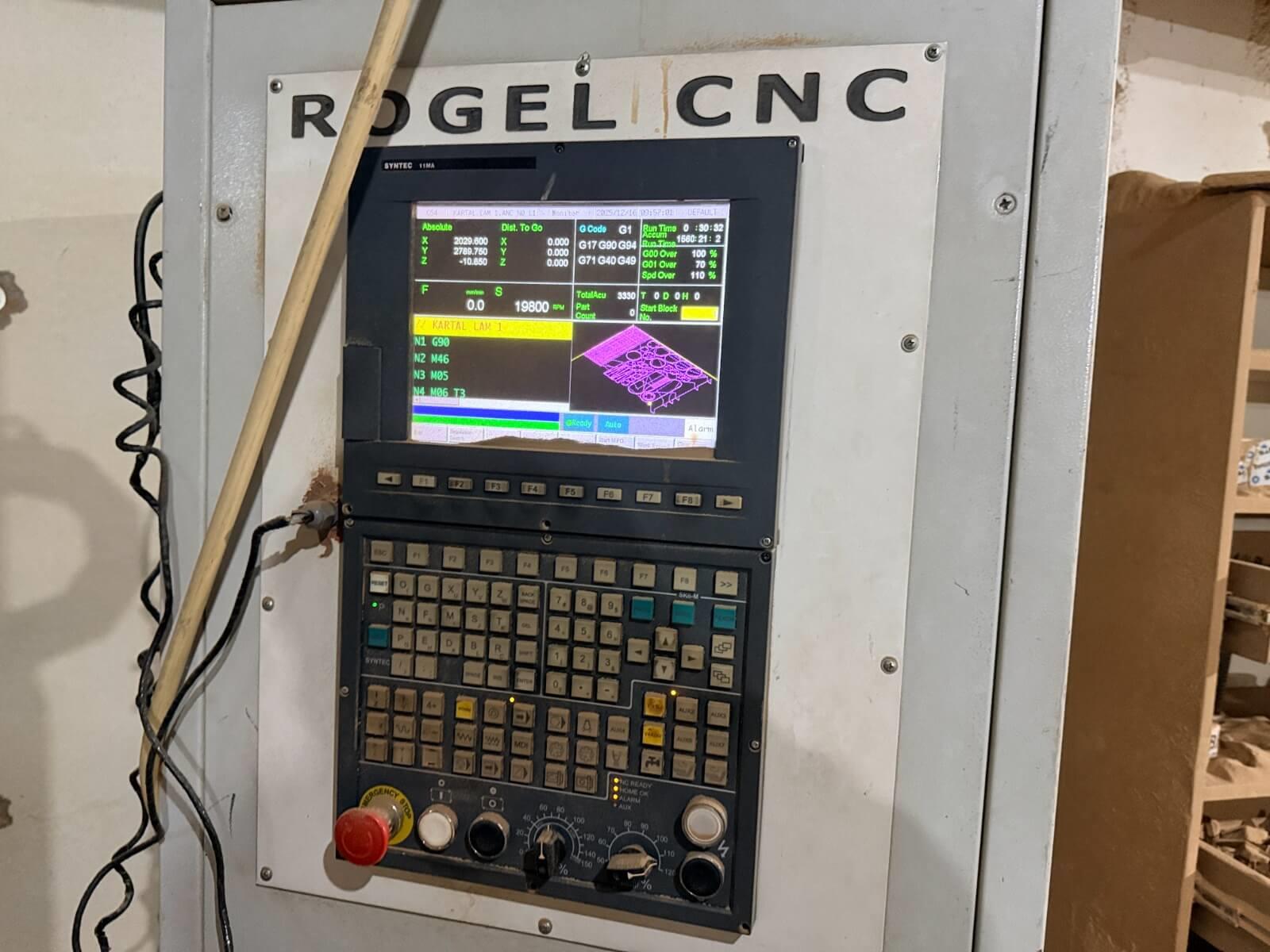 Rogel 2228 RW Düz Tabla Cnc Makinesi (2016)