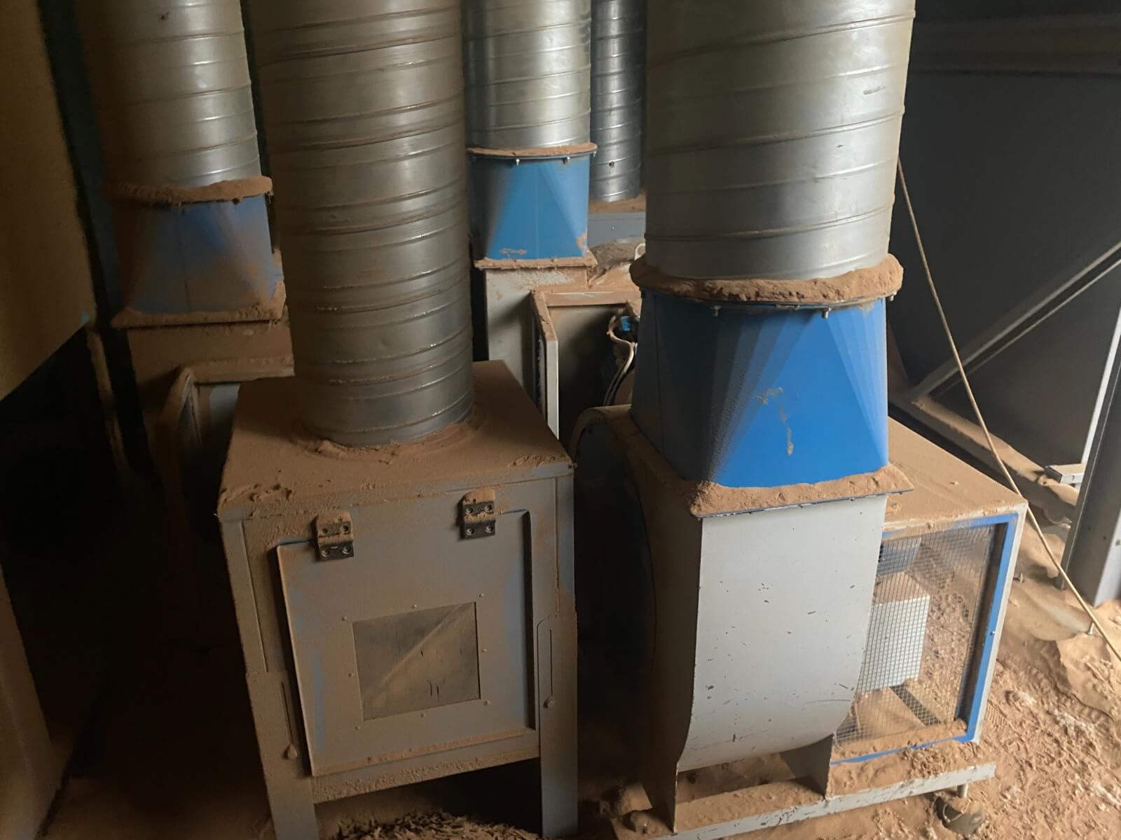Safteknik 40.000 m3 Toz Emme Toplama Makinesi