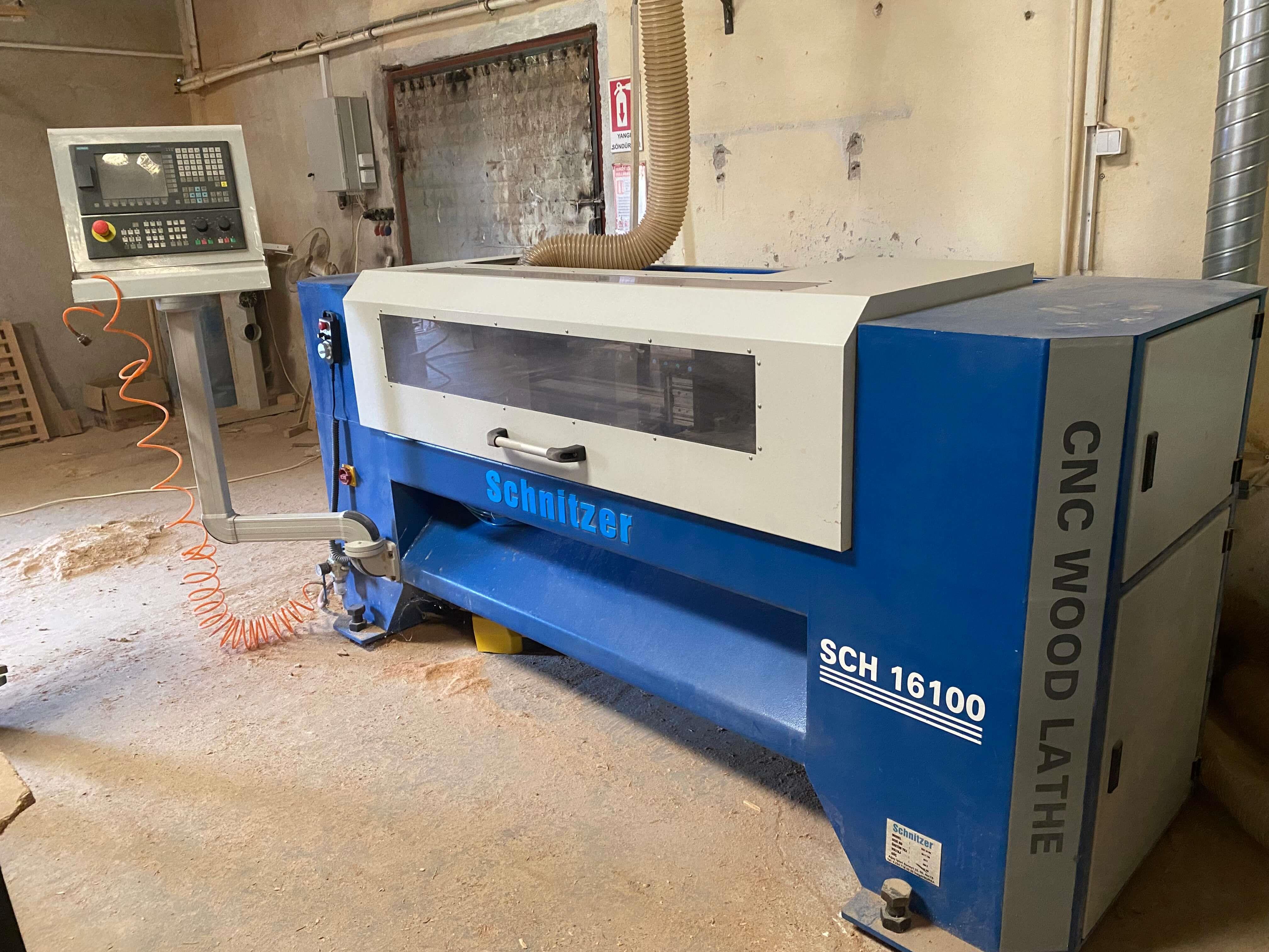 Schnitzer SCH 16100 2 Eksen Ahşap Cnc Torna Makinesi (2017