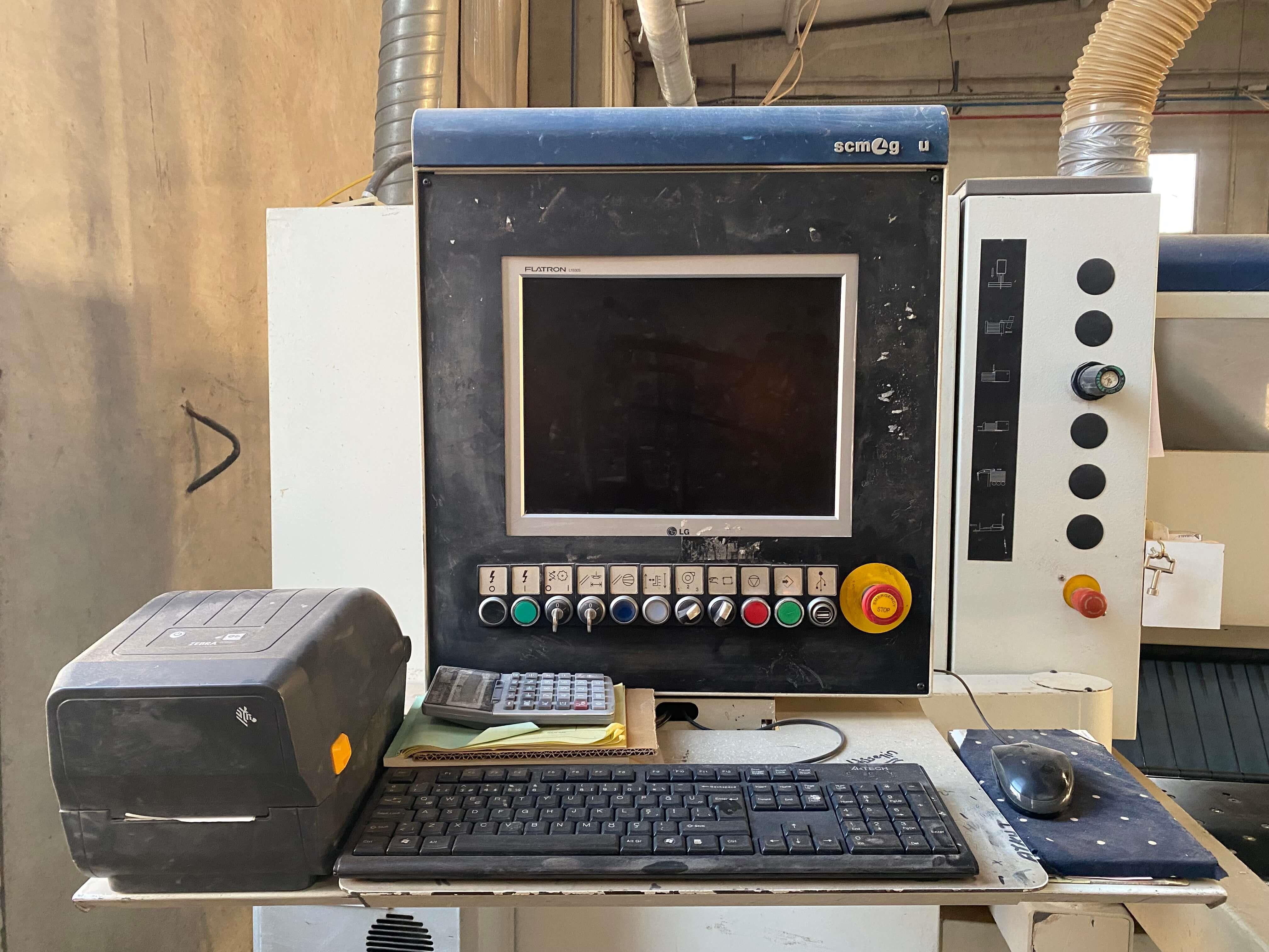 Scm Gabbiani Galaxy T3 130 Asansörlü Arkadan Yandan Yüklemeli Panel Ebatlama Makinesi (2012)