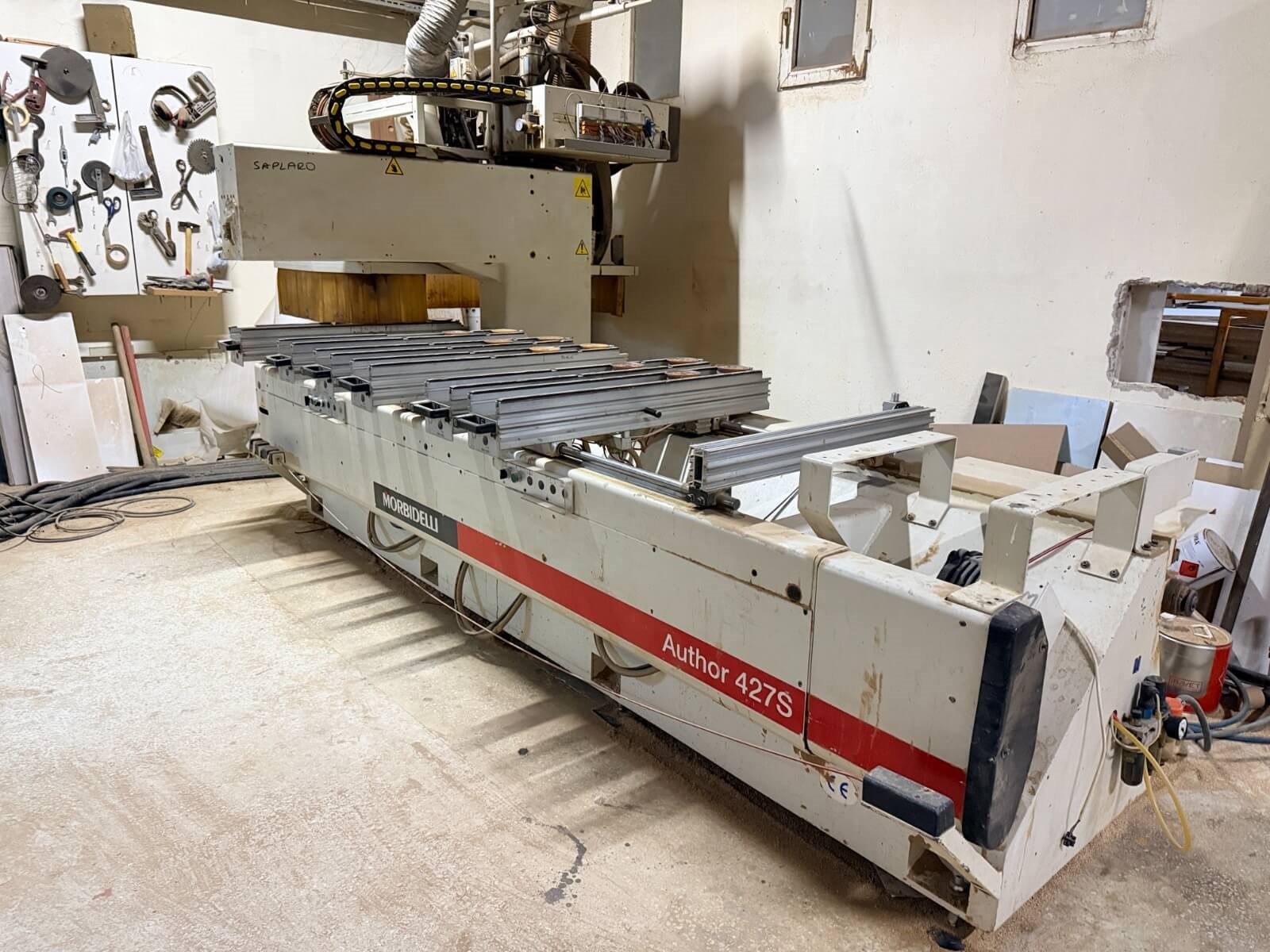 SCM Morbidelli Author 427 S Yatay Frezeli Cnc Makinesi (2002)