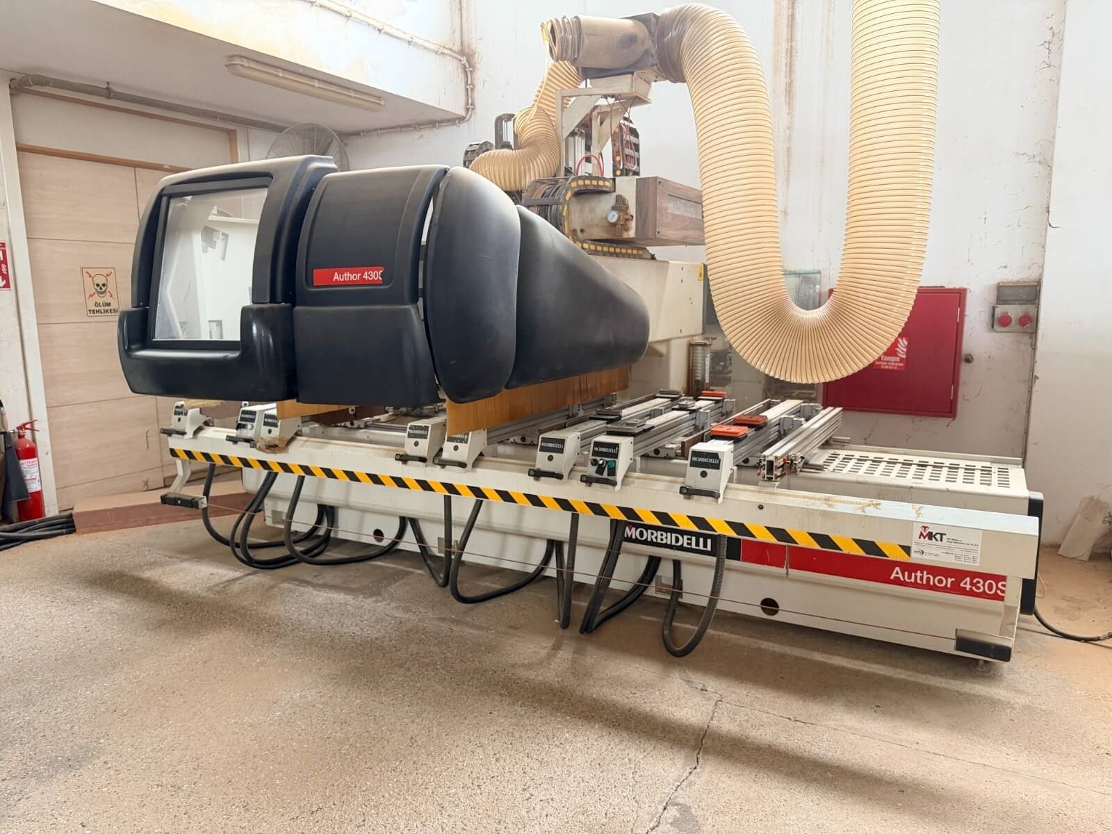 SCM Morbidelli Author 430 Yatay Kapı Frezeli Cnc Makinesi (2003)