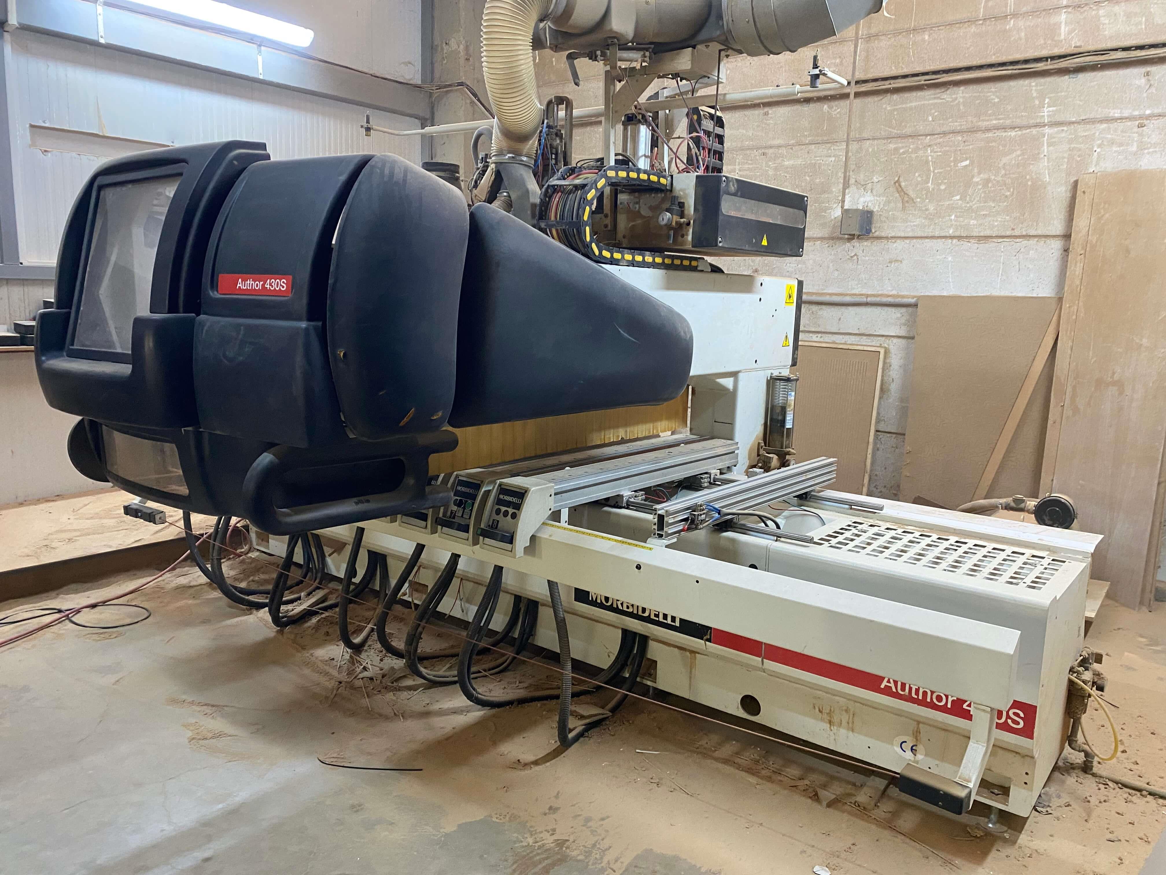 Scm Morbidelli Author 430 Yatay Kapı Frezeli Cnc Makinesi (2004)