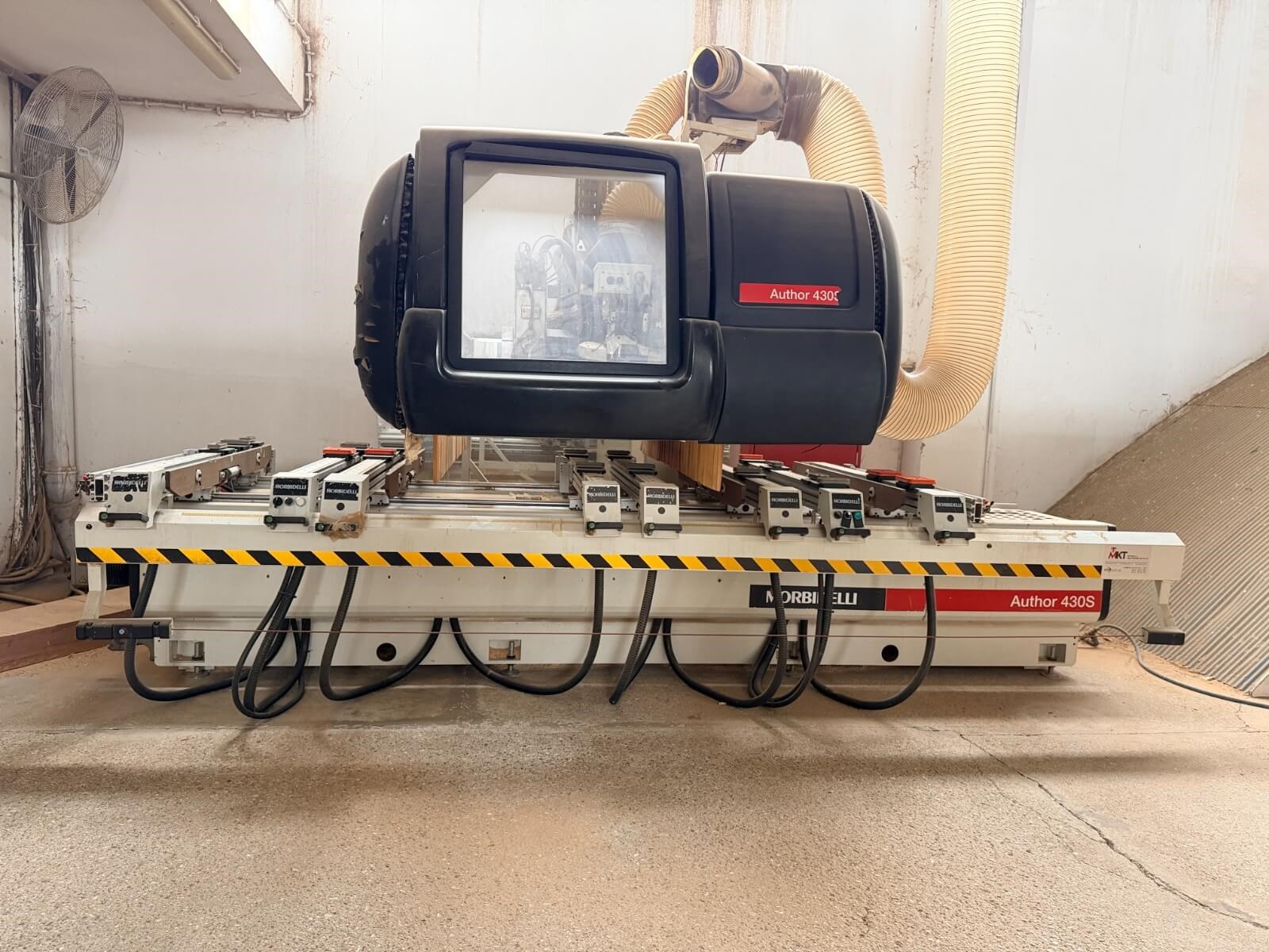 SCM Morbidelli Author 430 Yatay Kapı Frezeli Cnc Makinesi (2003)