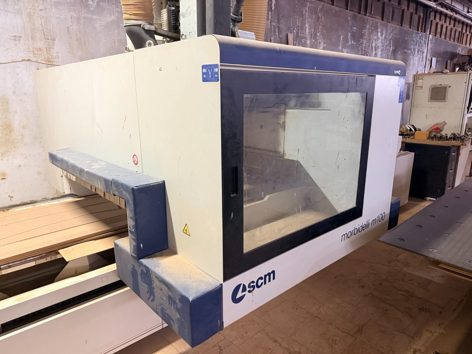 SCM Morbidelli M 100 Çift Yatay Kapı Frezeli Cnc Makinesi (2018)