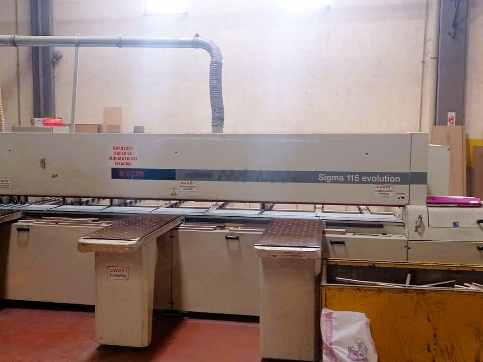 Scm Sigma 115 Önden Yüklemeli Panel Ebatlama Makinesi (2000)