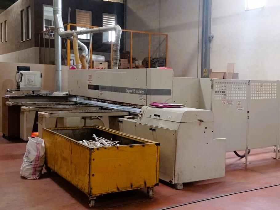 Scm Sigma 115 Önden Yüklemeli Panel Ebatlama Makinesi (2000)